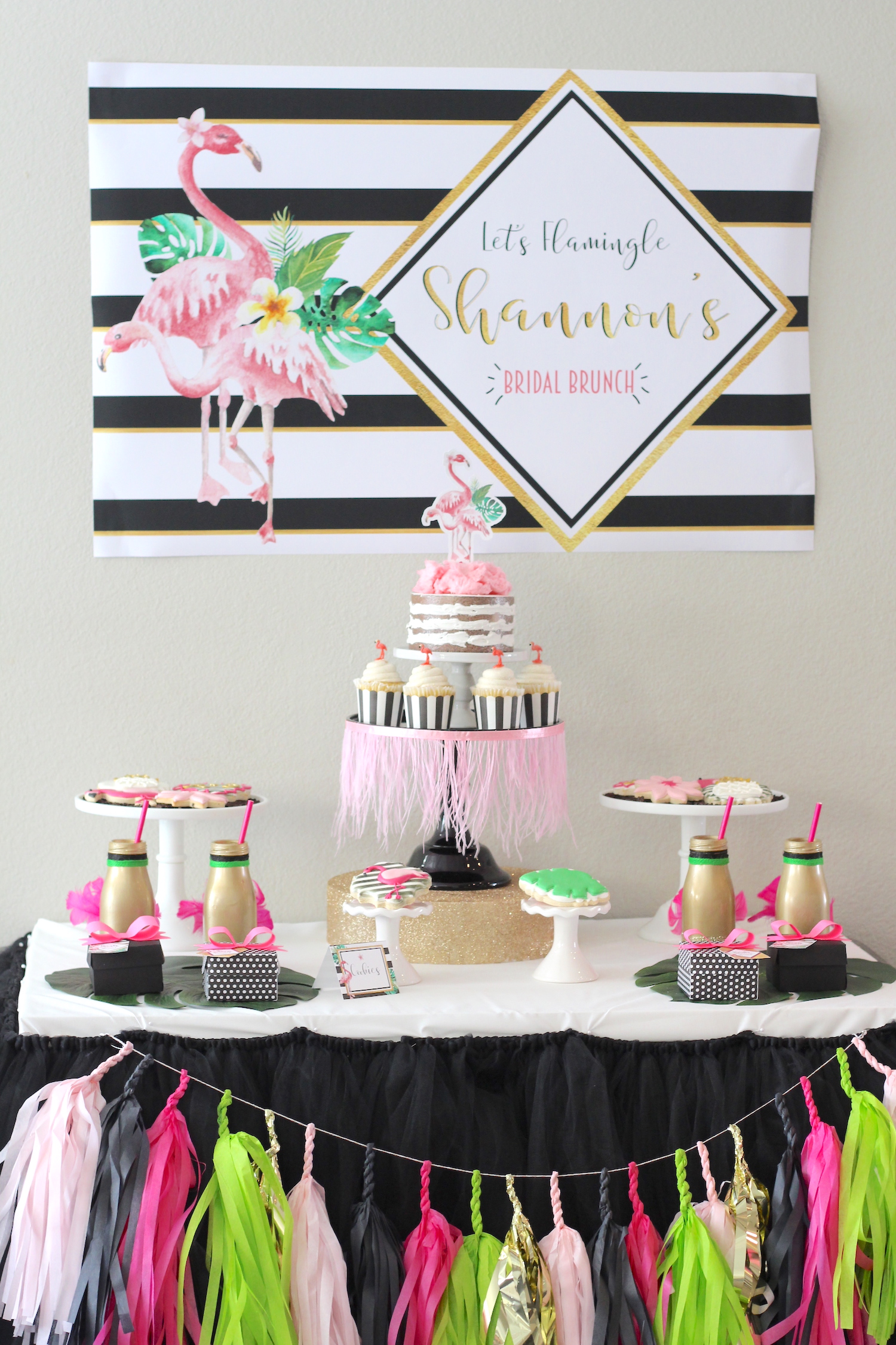 How to Plan a Let's Flamingo Bachelorette Party {even a Bridal Shower or  Bridal Brunch}