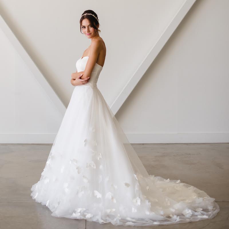  Timeless wedding gowns for the modern bride - created by Lyra Vega Bridal. A handpicked collection of collection of bridal gowns that focus on principles of timeless design, lush fabrics, subtle but interesting details, and impeccable fit. As seen o