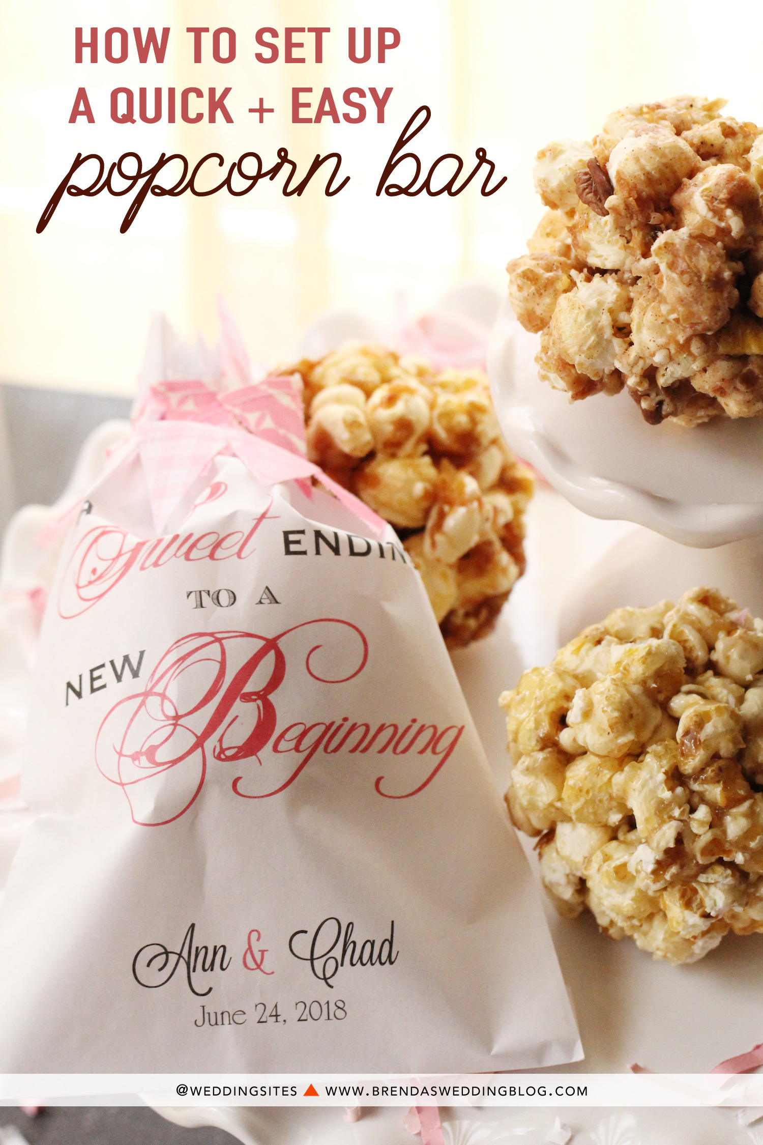 How to Set Up a Quick + Easy Popcorn Bar