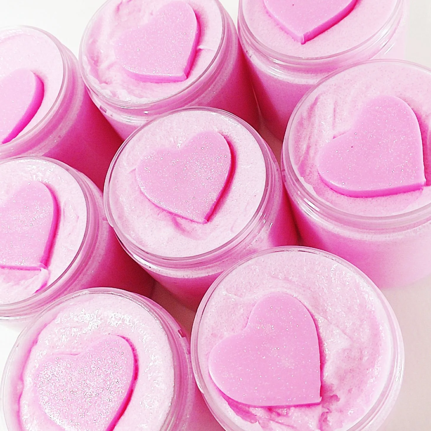 Pink Sugar Body Scrub Soap for Bridal Party Gifts