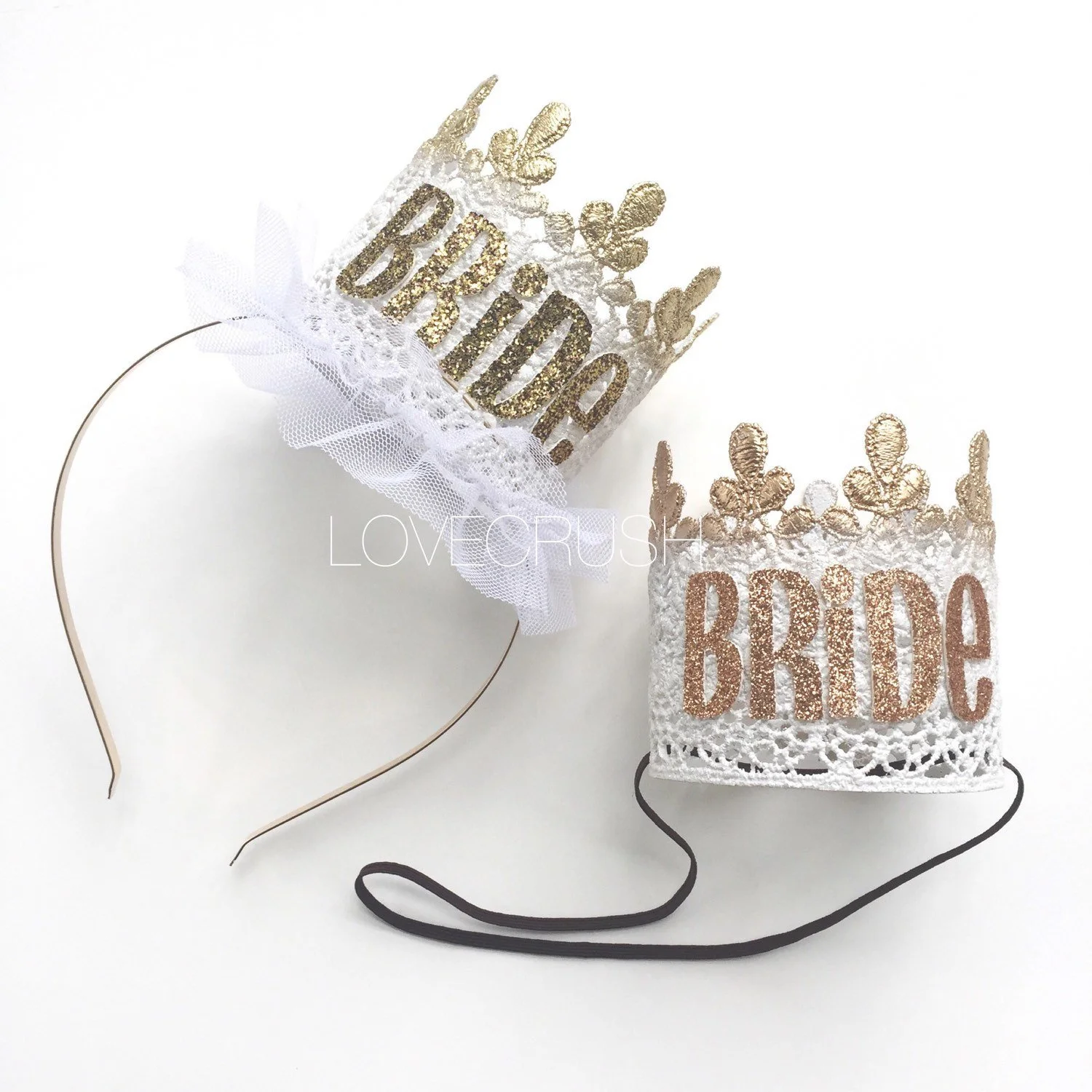 Fancy Bride to Be Accessory - Lace Crown