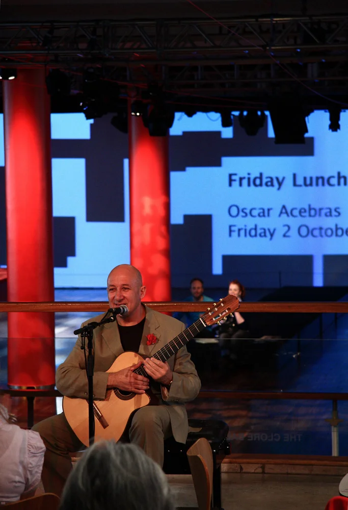 At the Royal Festival Hall, Clore Ballroom, London