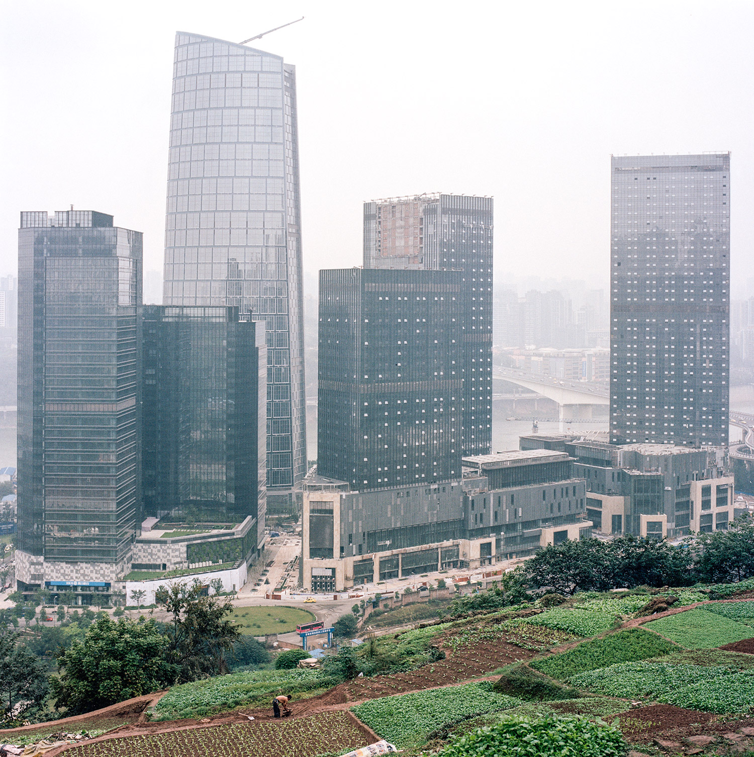 One of the newest addition to the modern Chongqing landscape, the Tiandi business center.