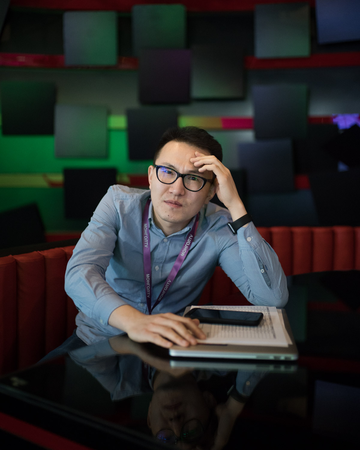 Lkhagva Erdene, prominent journalist at Mongol TV