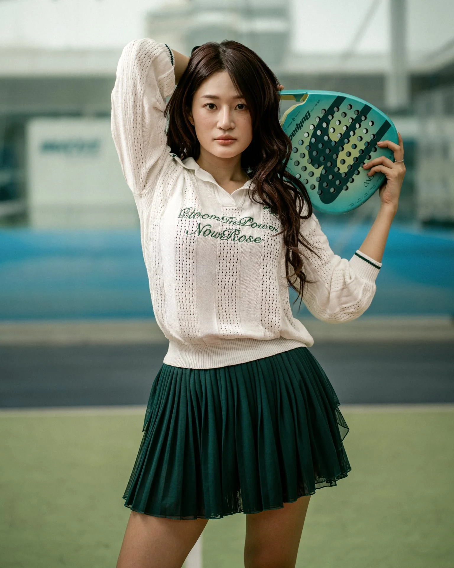 Seoul sport lifestyle photographer — padel campaign indoor court Korea by Tim Franco