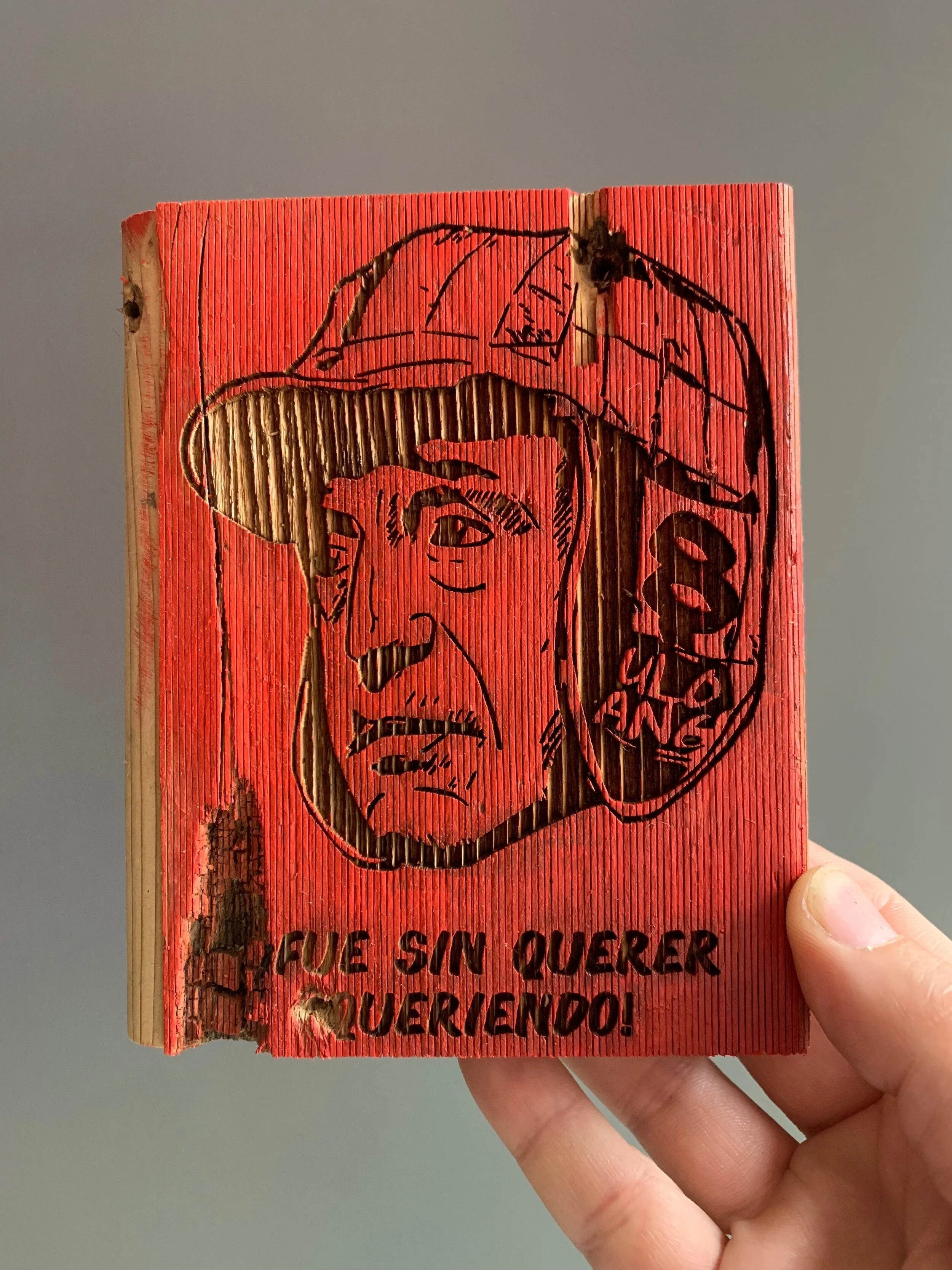 El Chavo Wood Etch