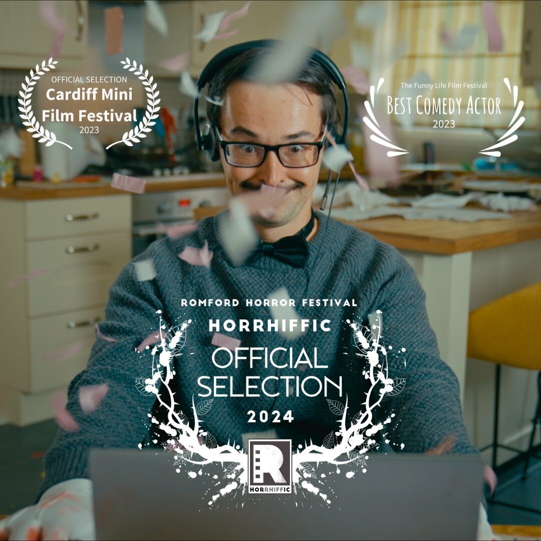 First festival update of 2024...RoButler, a 48hr silly sausage excuse for a short film by @paulmarke and I, is somehow still collecting more laurels. Delighted to discover that it'll be screening at @romfordhorror - which is extra exciting as this me
