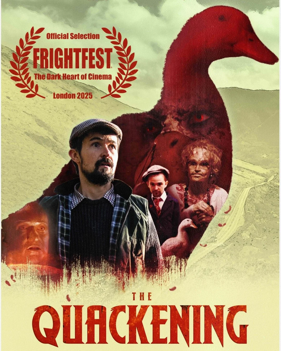 Our Welsh horror film about a duck is hitting the big screen (twice!) in Leicester Square at the UK's largest genre festival for its London Premiere! Very excited to finally reveal this! Massive bugga-off thank you to the @frightfestuk for selecting 