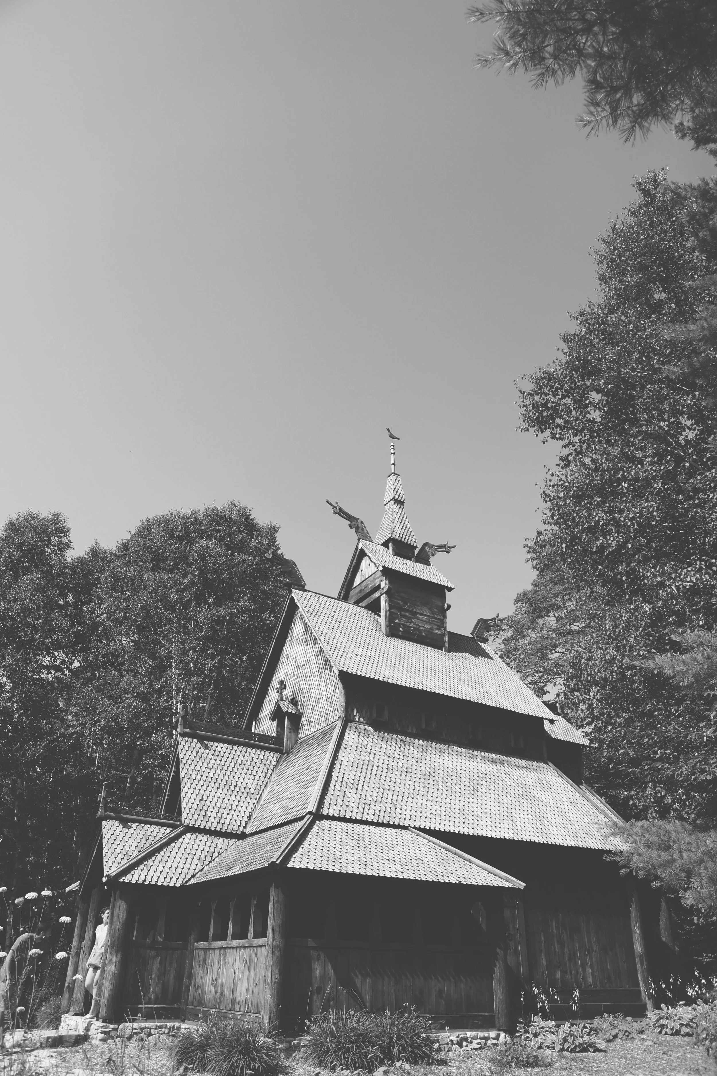 Stave church on Washington Island, north of Door County. Absolutely stunning. 