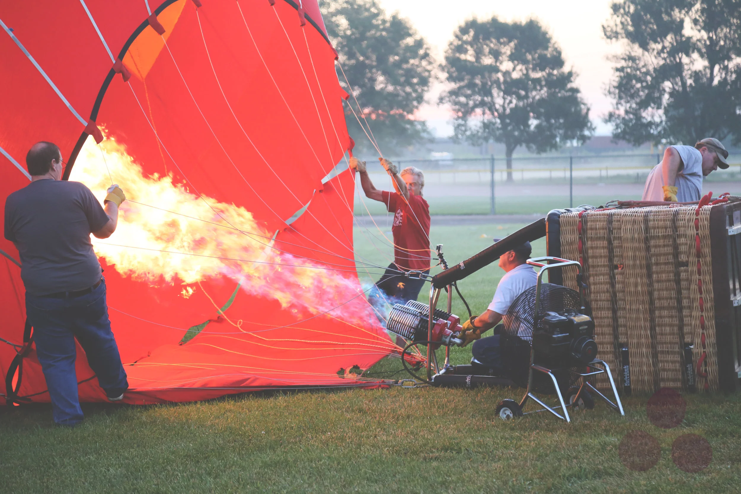 Lots of fire. 