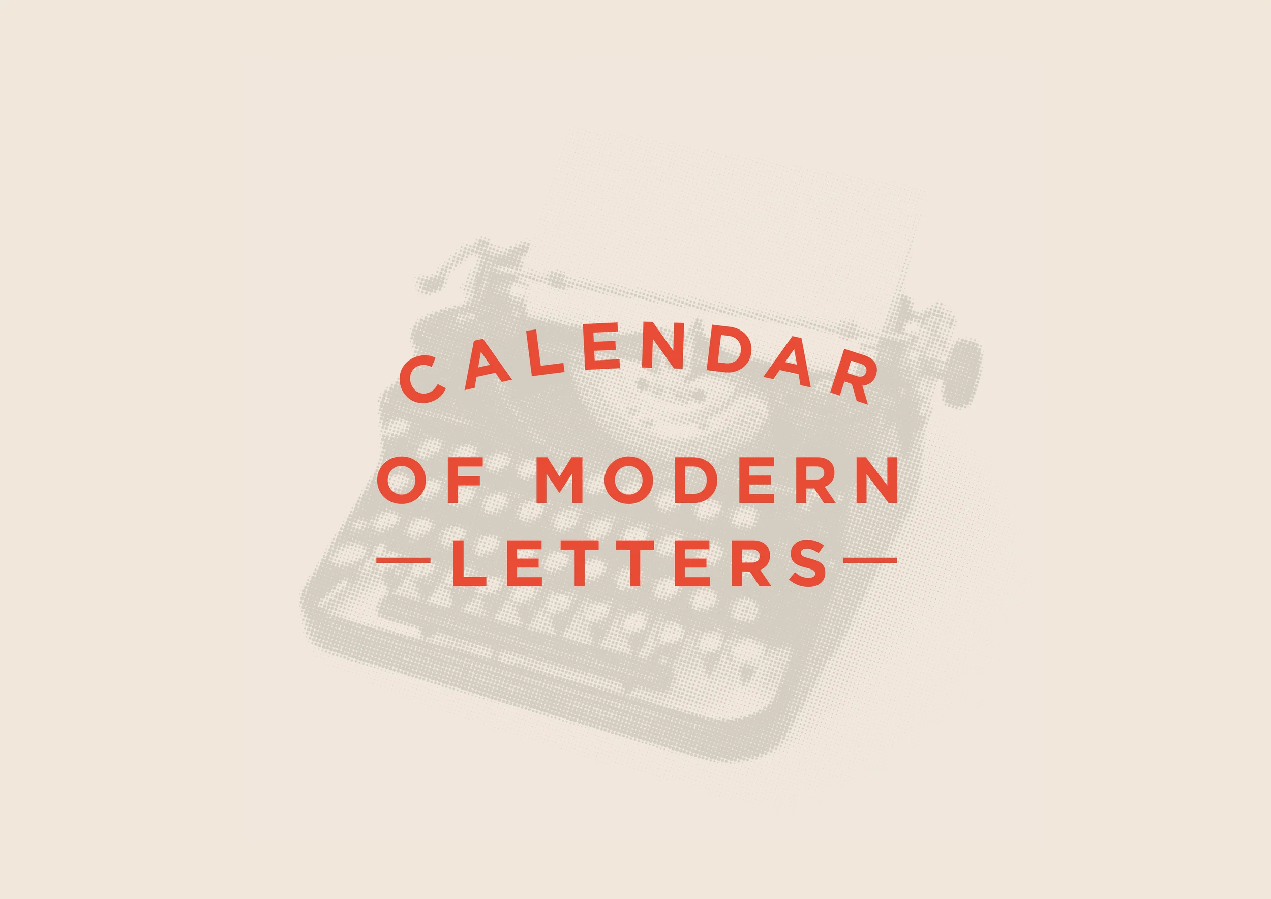 Calendar of Modern Letters