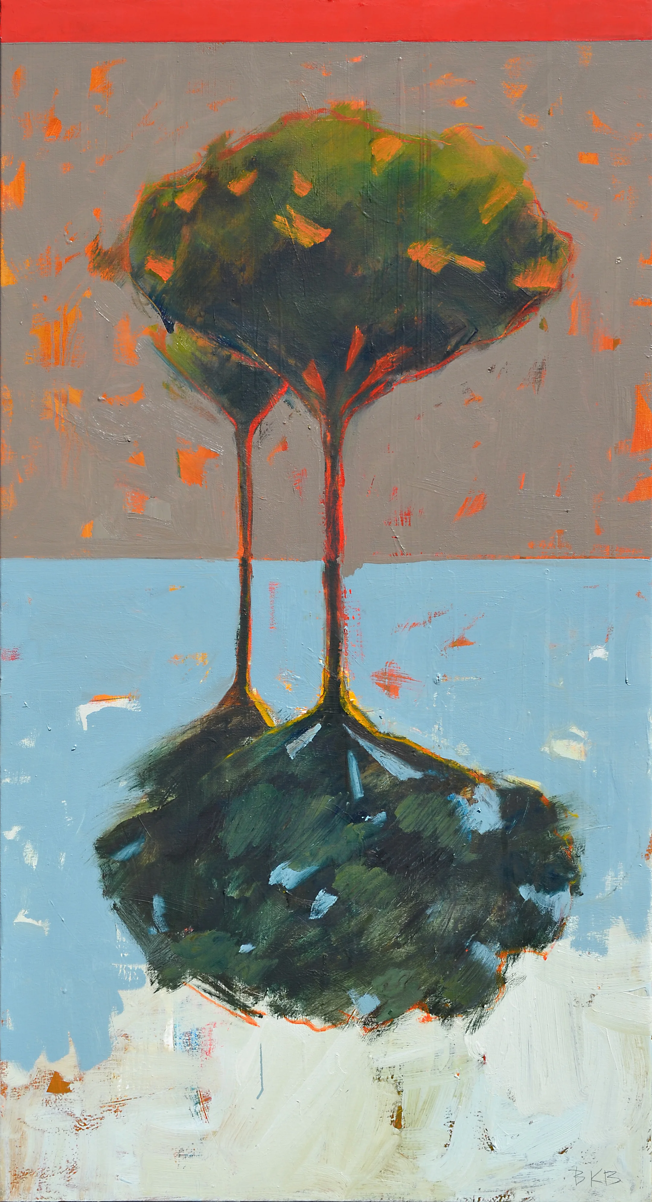 "Reflection.2", 44" x 24".