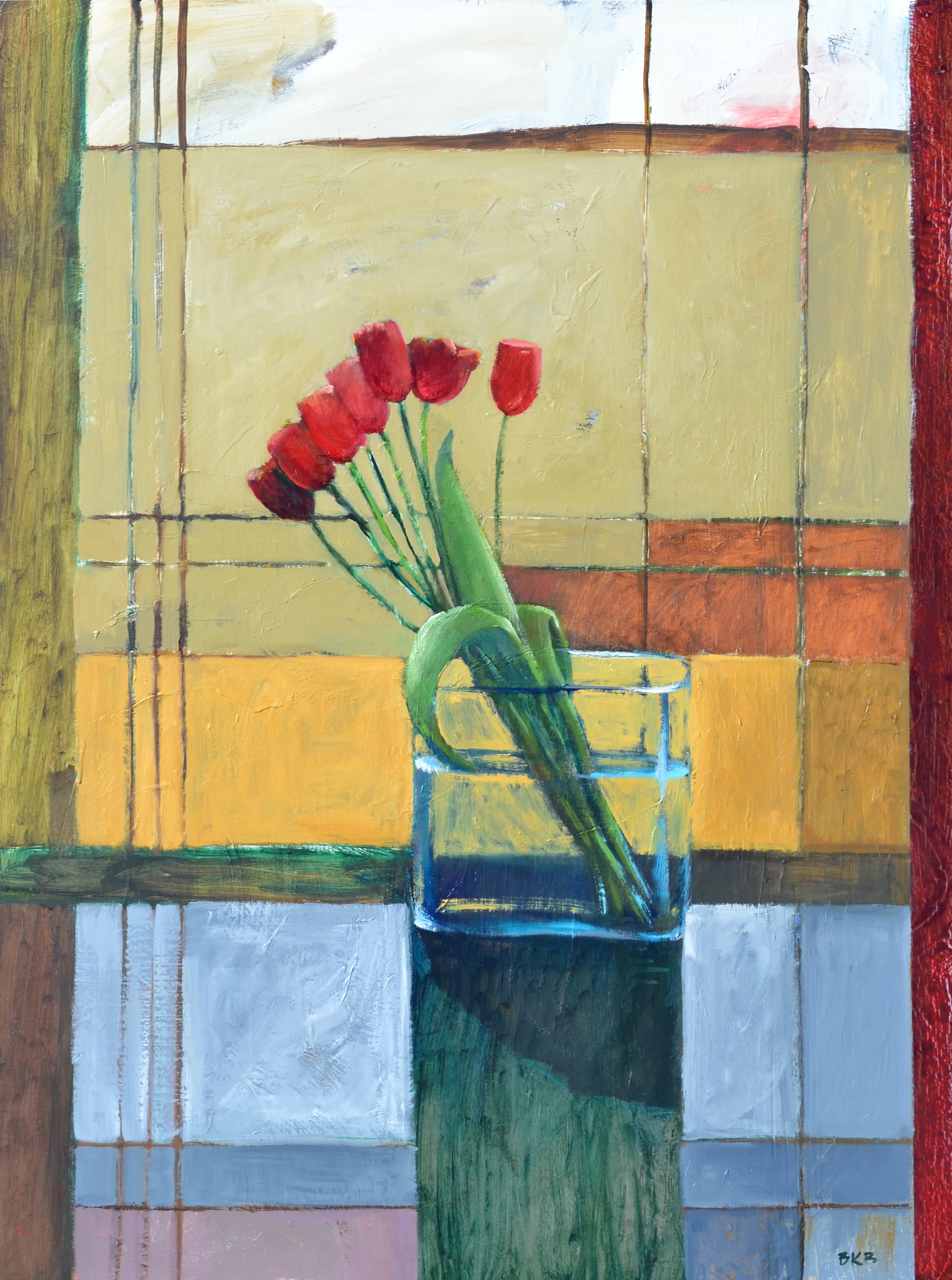 "Geometry," 48" x 36".