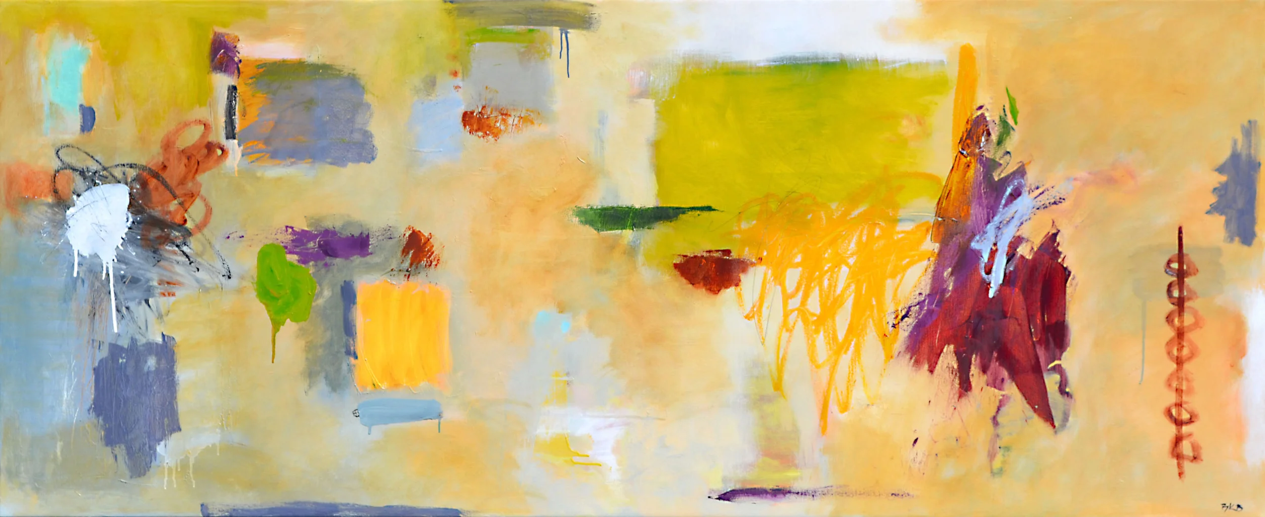"Dialog", 30" x 72".