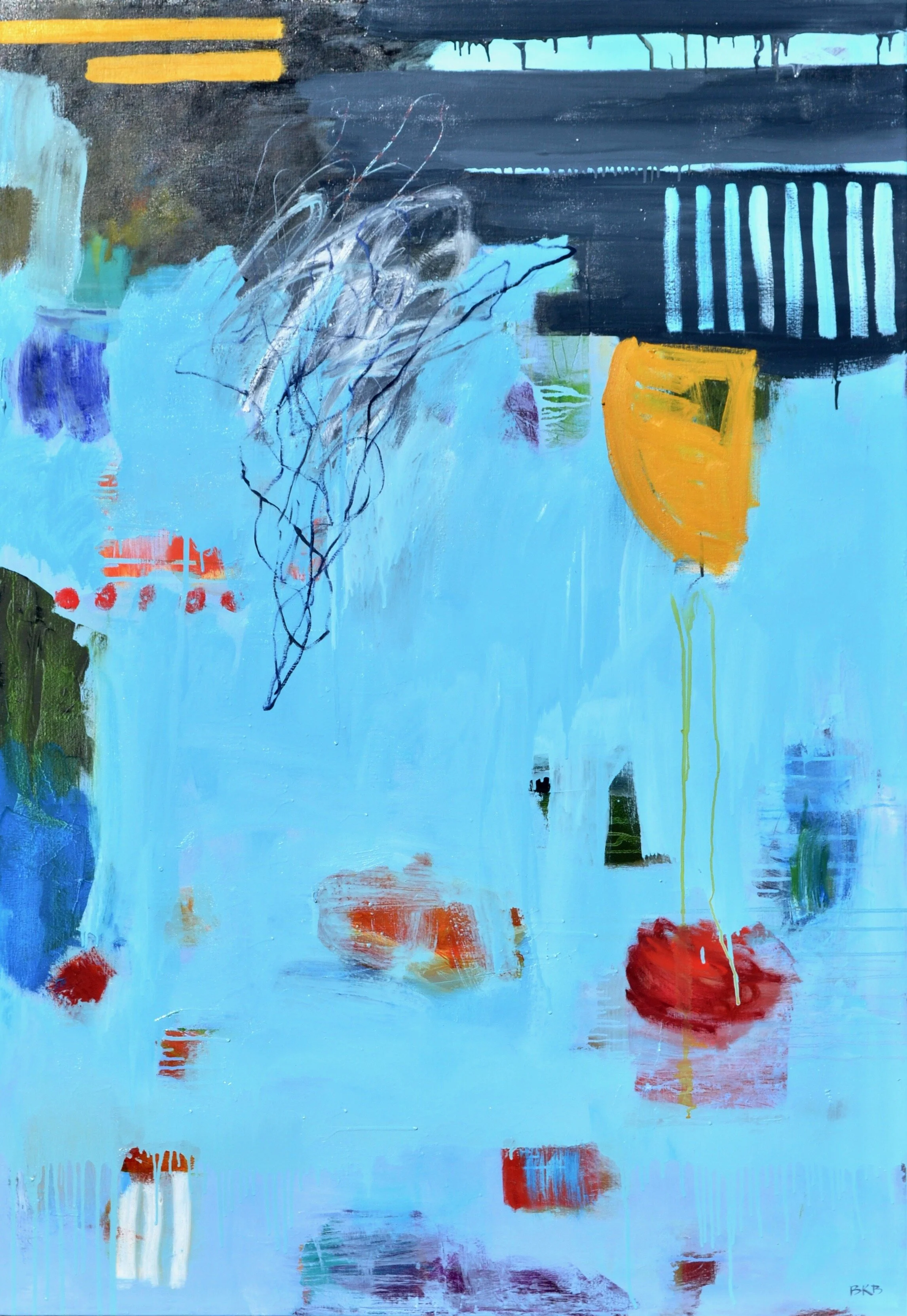 "Abejos," 60" x 42", Wilde Meyer Gallery.