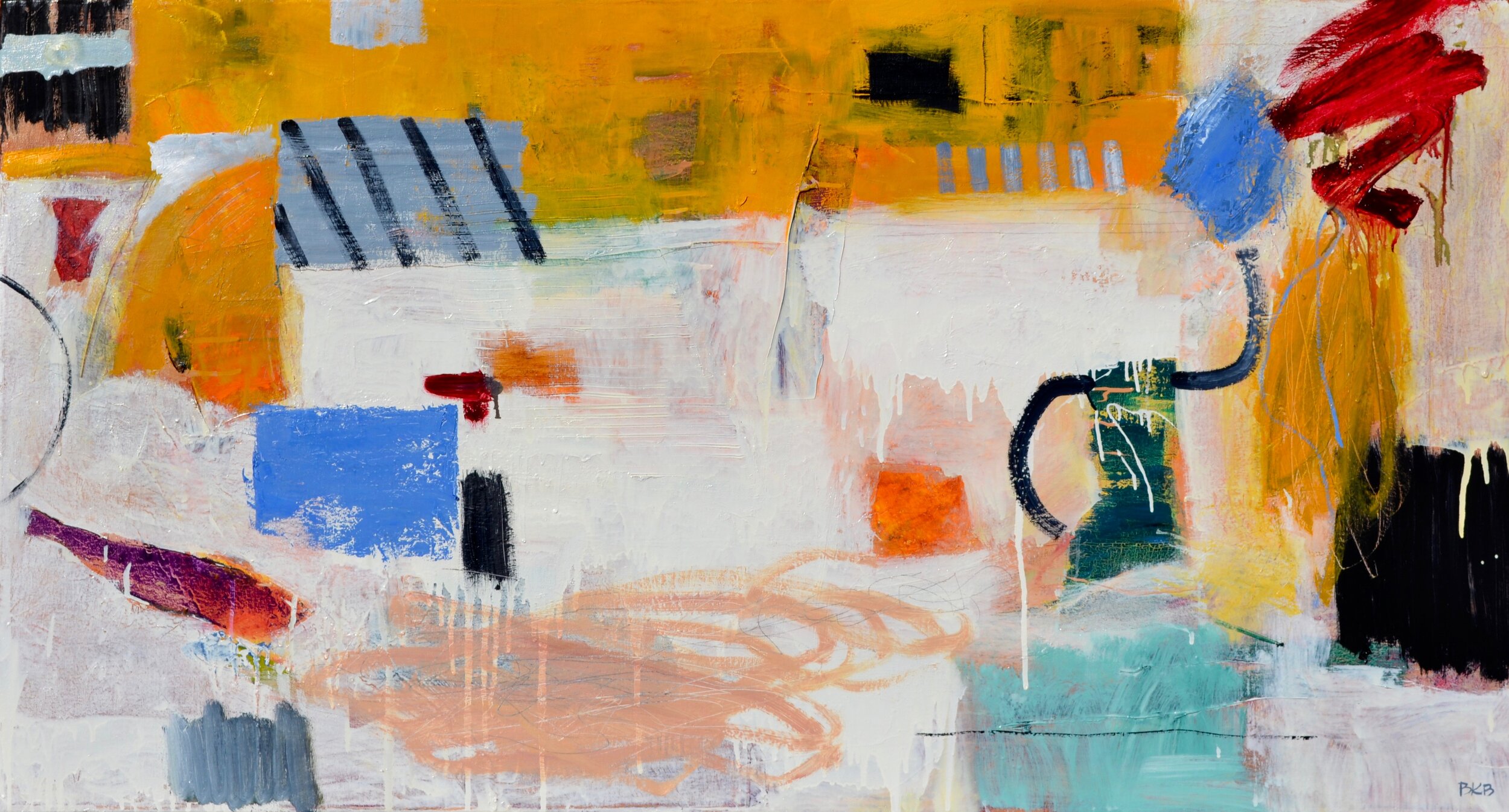 "Morning Ritual," 30" x 56".