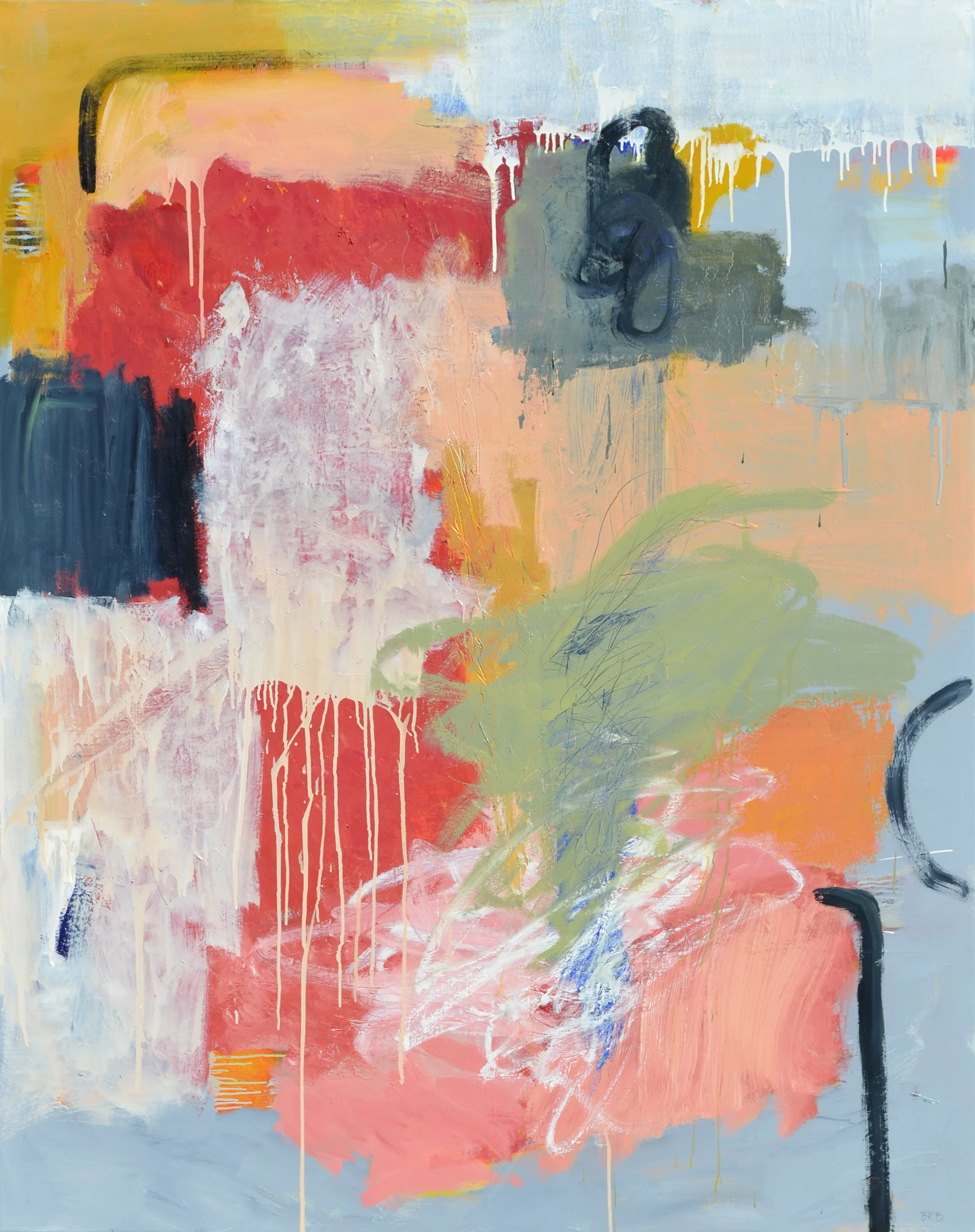 "Interpretation," 60" x 48".