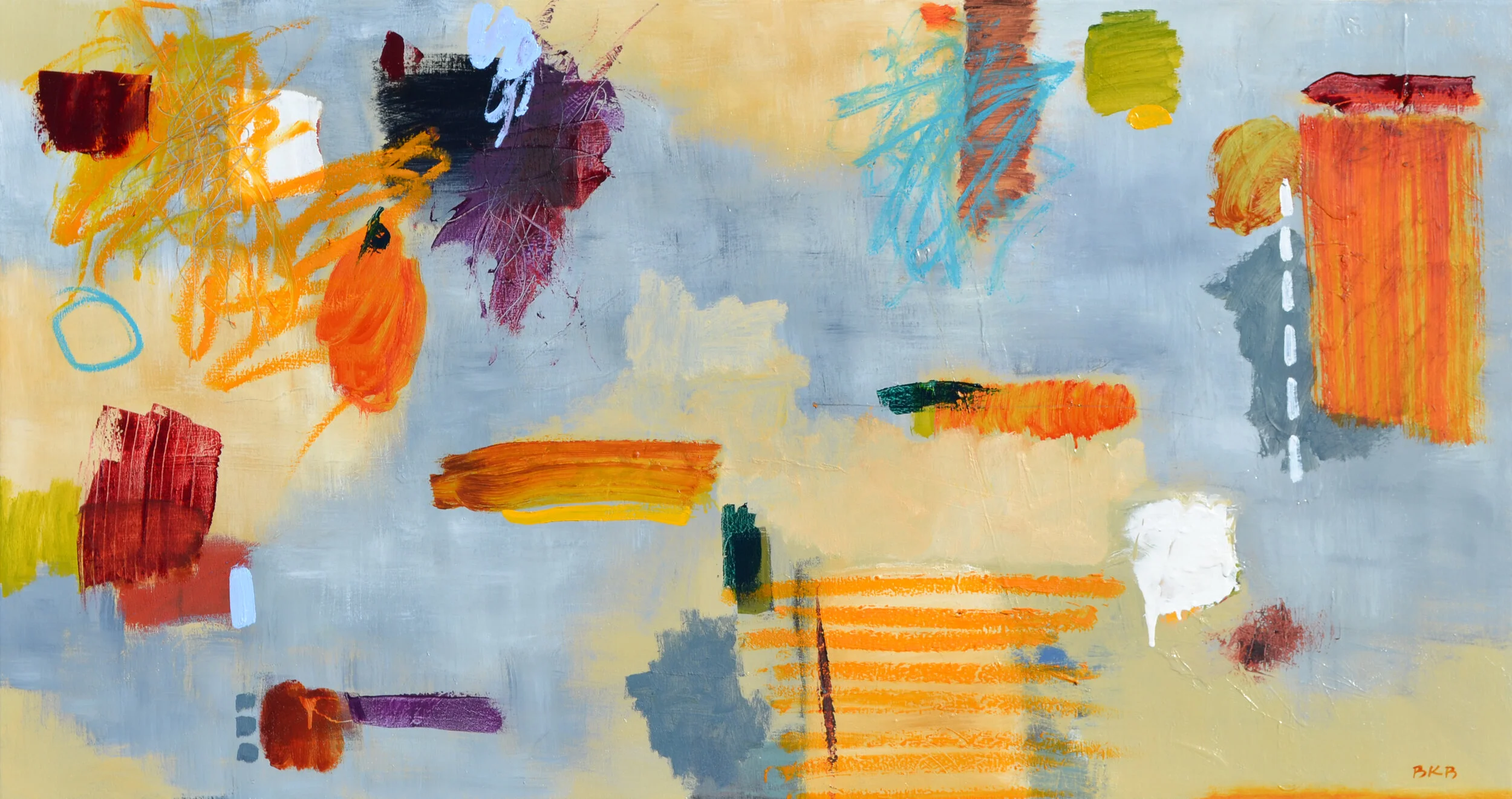 "Ruminations," 30" x 56".