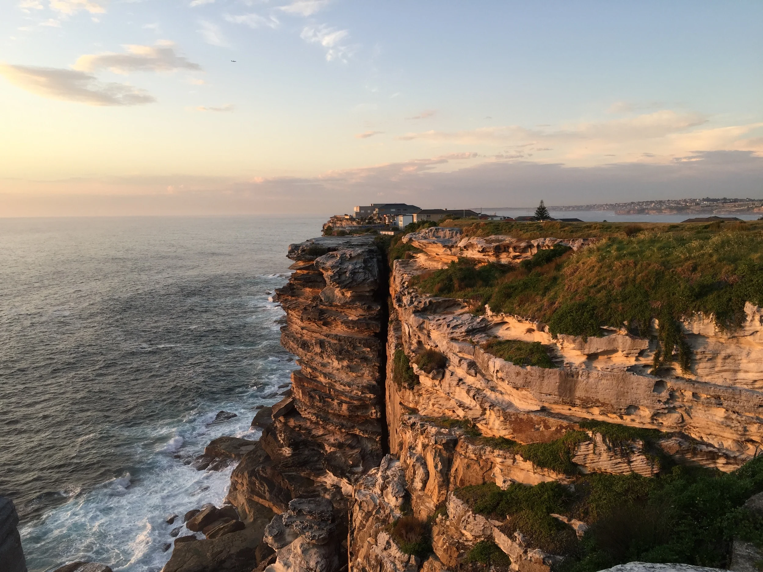 View from Bondi looking into the ocean
