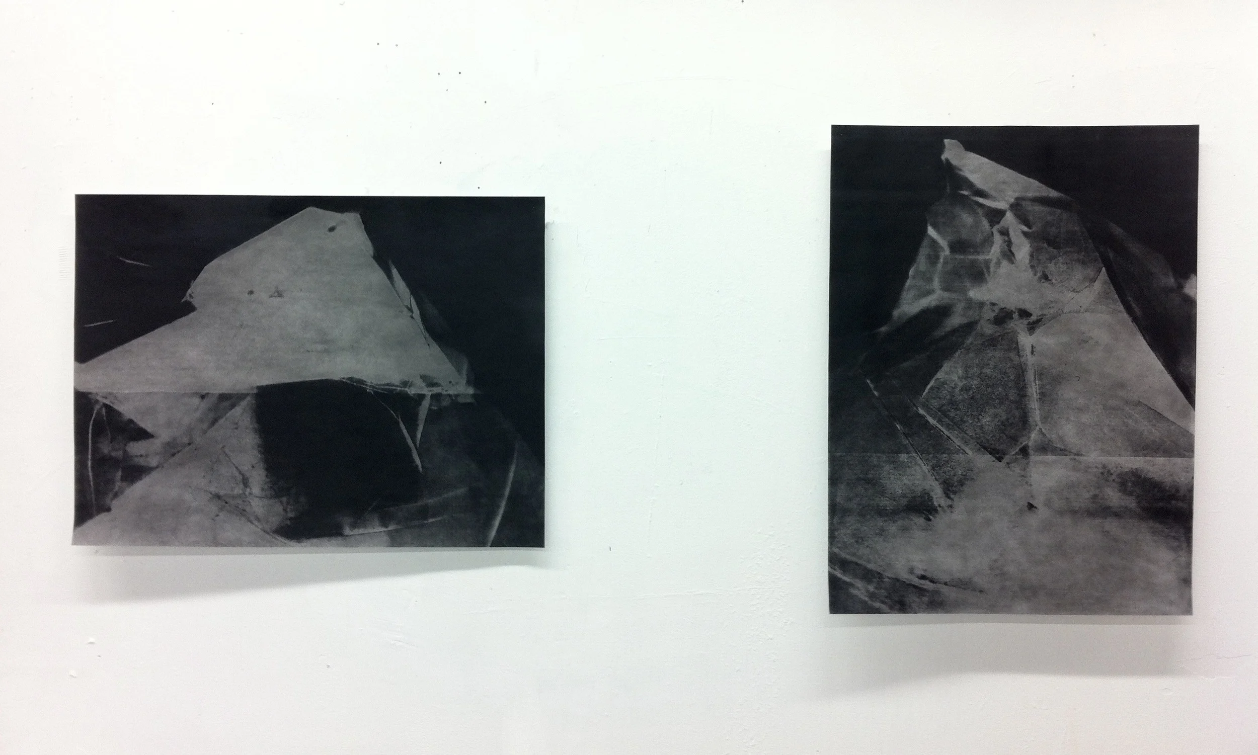 9/14/13 A new series of drawings is developing- charcoal and pastel on laser photocopy enlargement prints. 20 x 27 inches