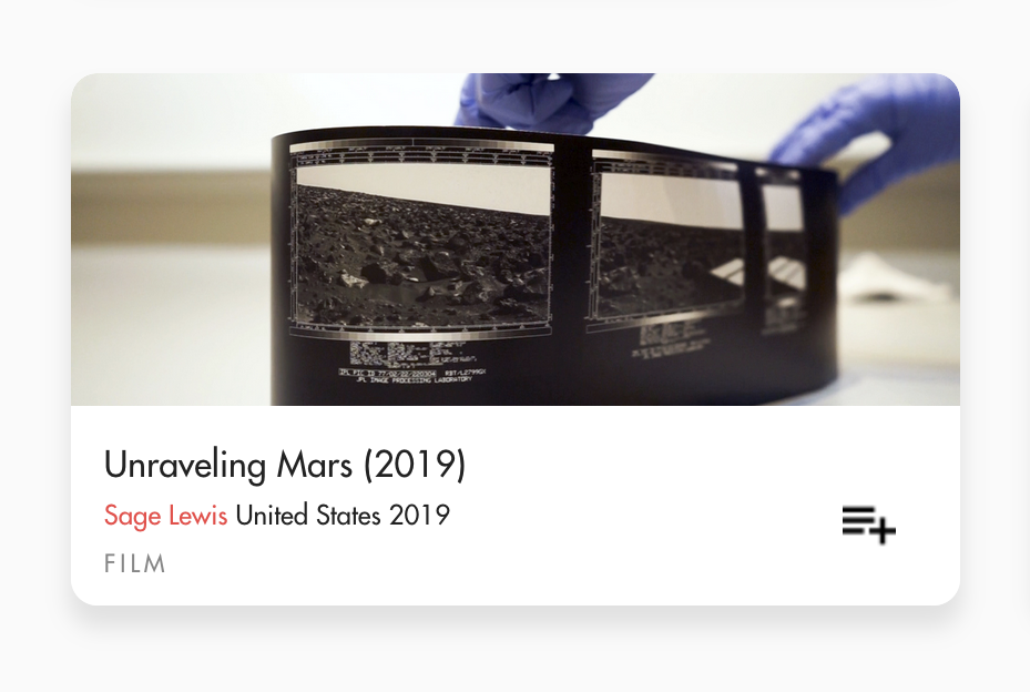 Preview image of Unraveling Mars film showing Viking Lander images