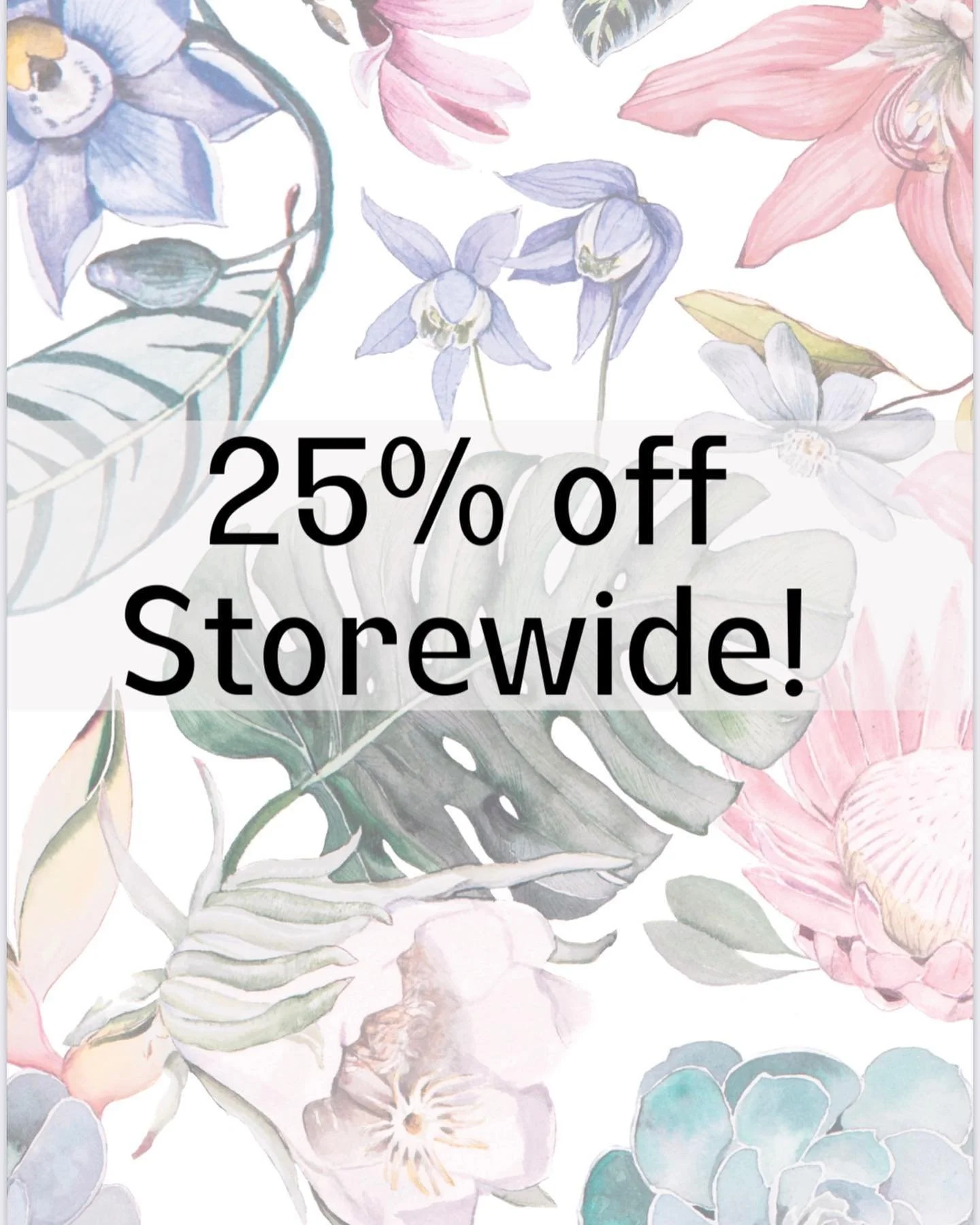 Sale is on! Online &amp; in store ✨ discount applied at checkout. No code needed!