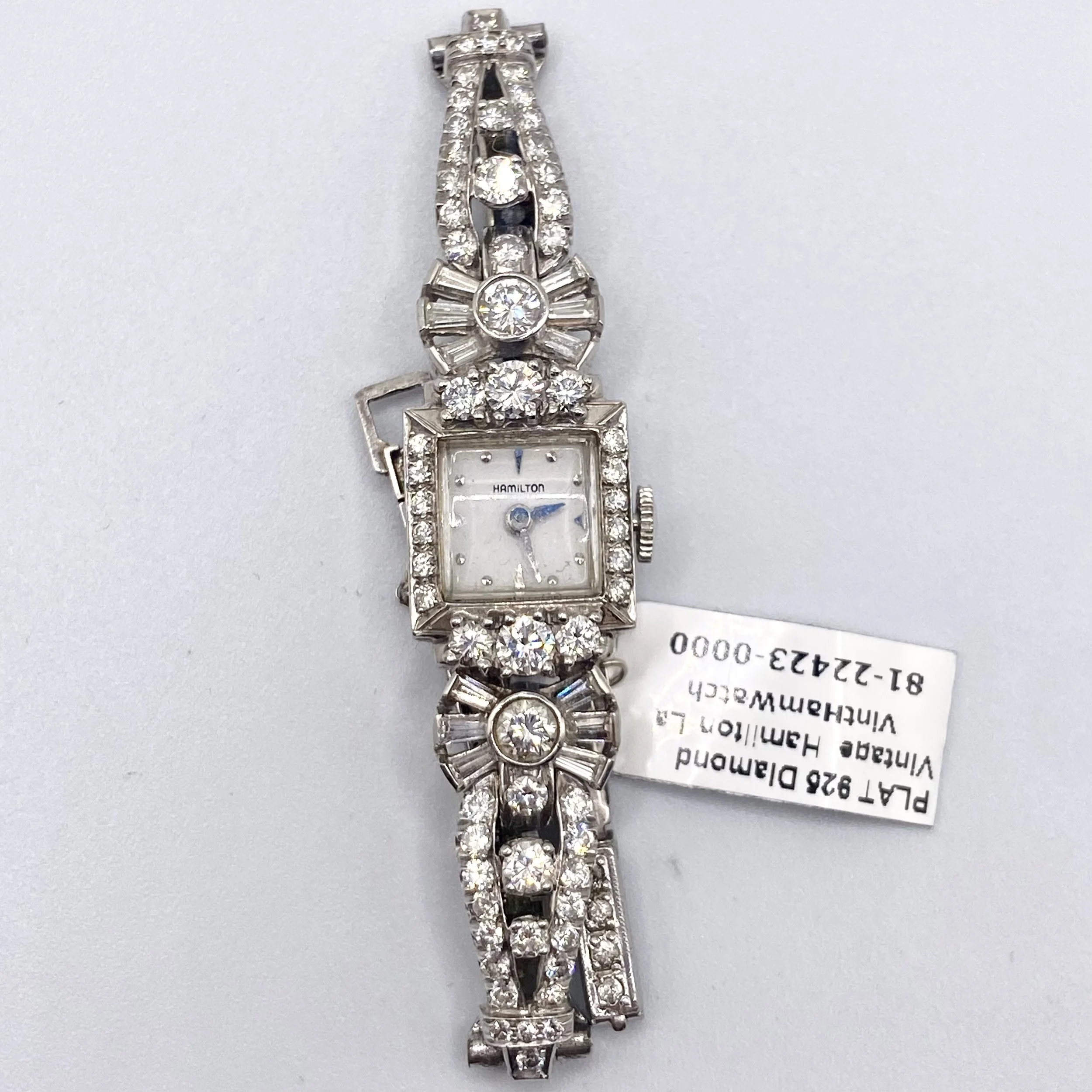Vintage Diamond "Hamilton" Lady's Cocktail Watch