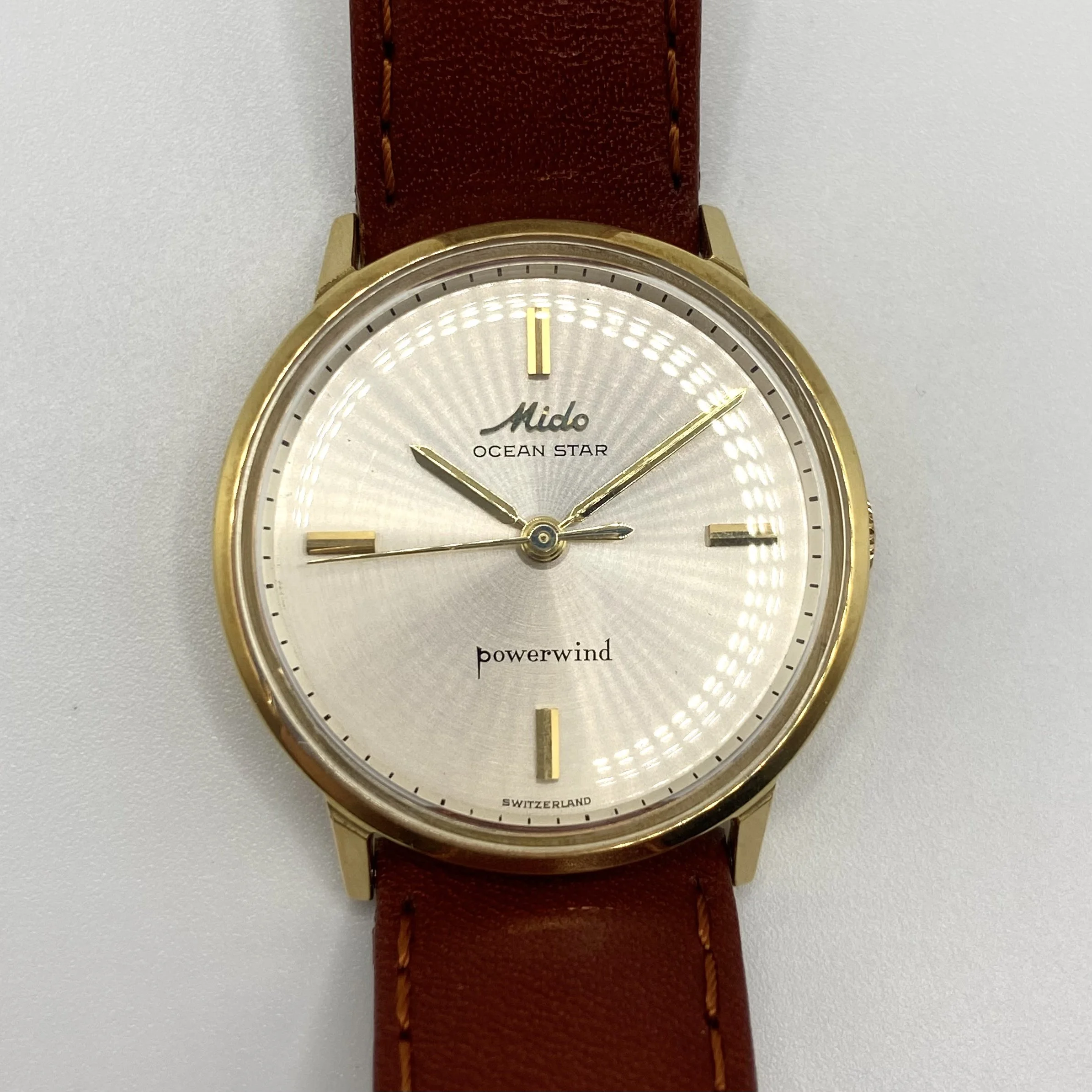 1965 Mido Ocean Star Gold-Filled Powerwind Watch