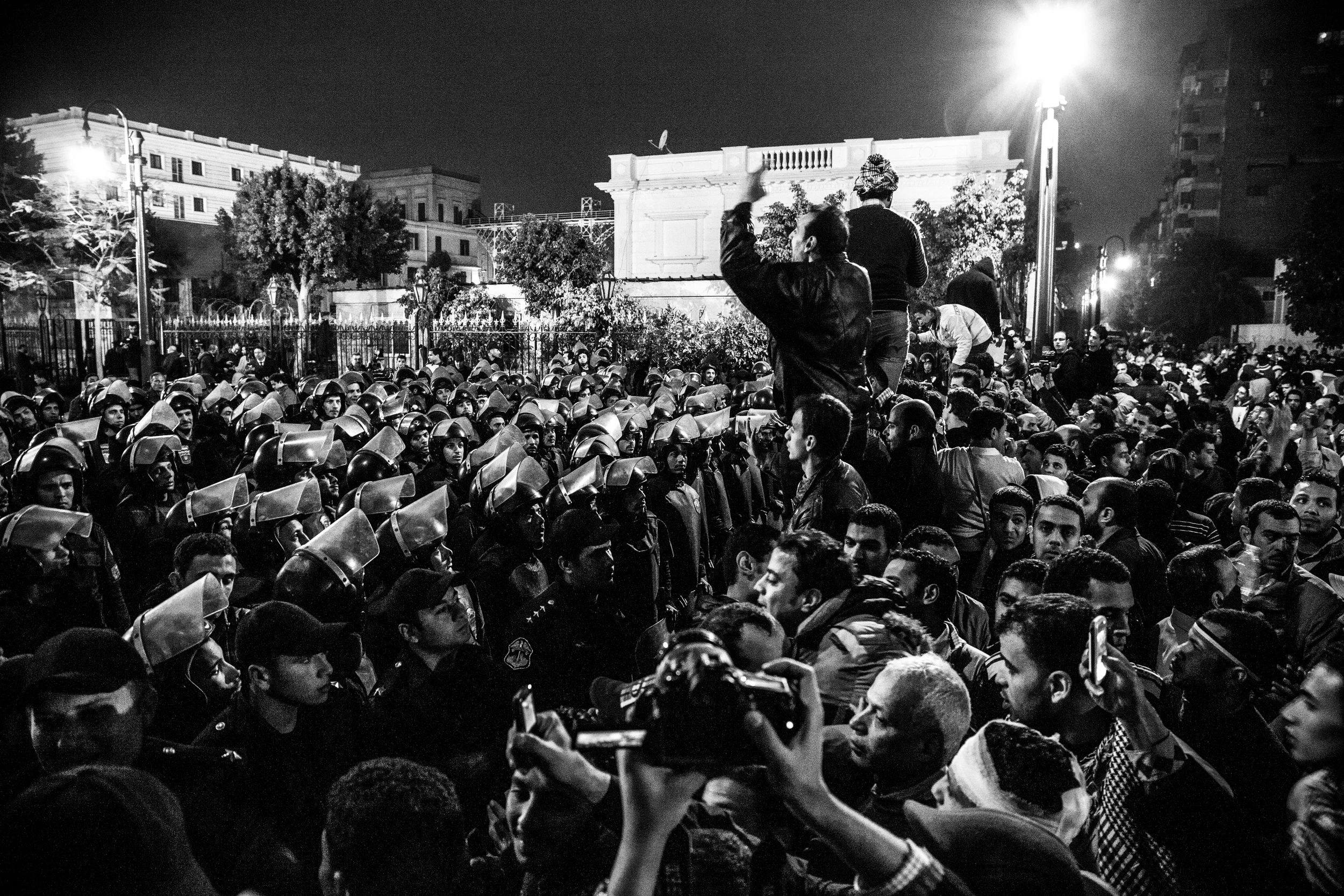 Standing Up to Security Forces, Cairo.