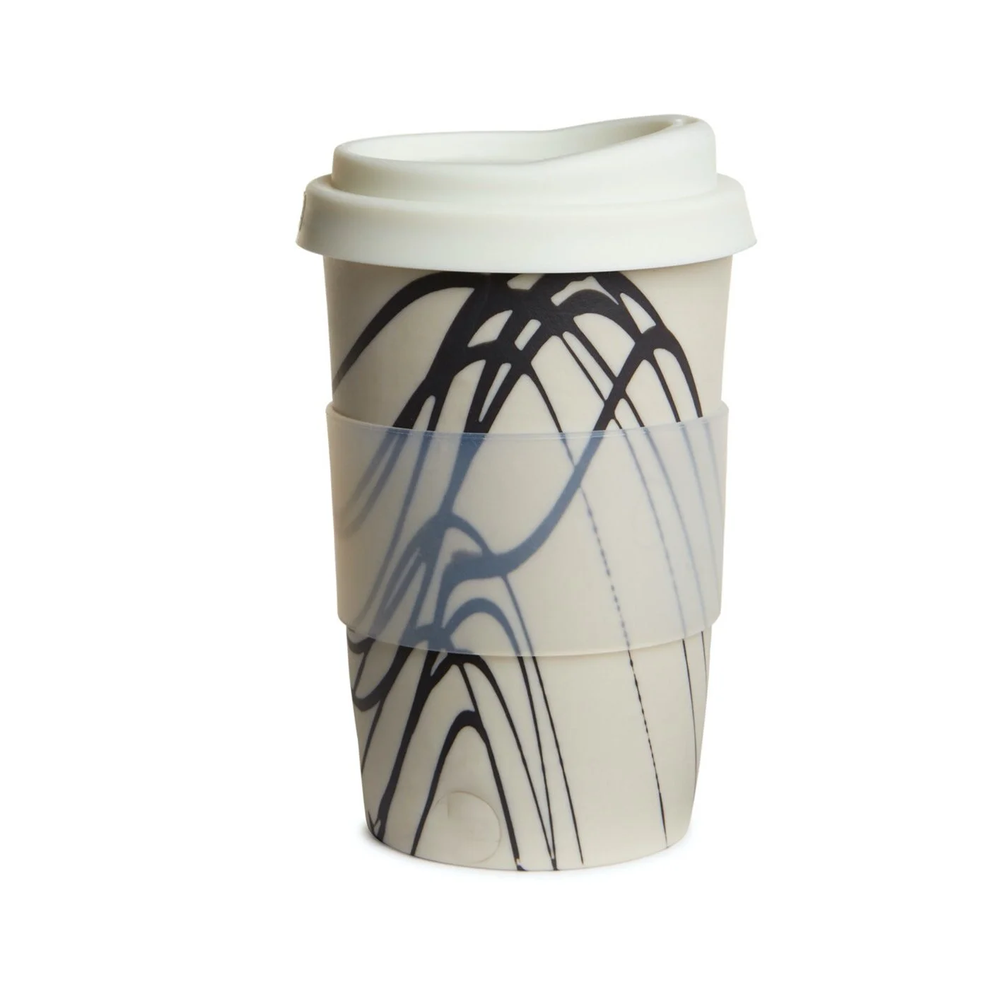 to-go: white with black swirls