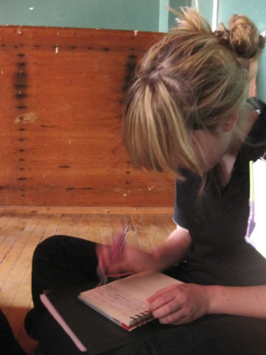 Writer at work