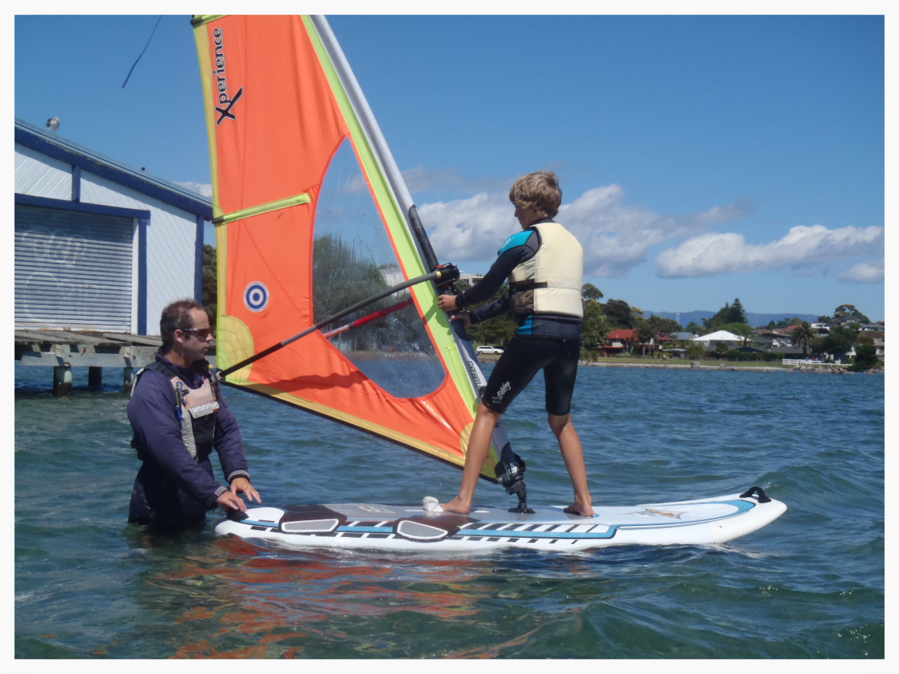 Learn to windsurf course