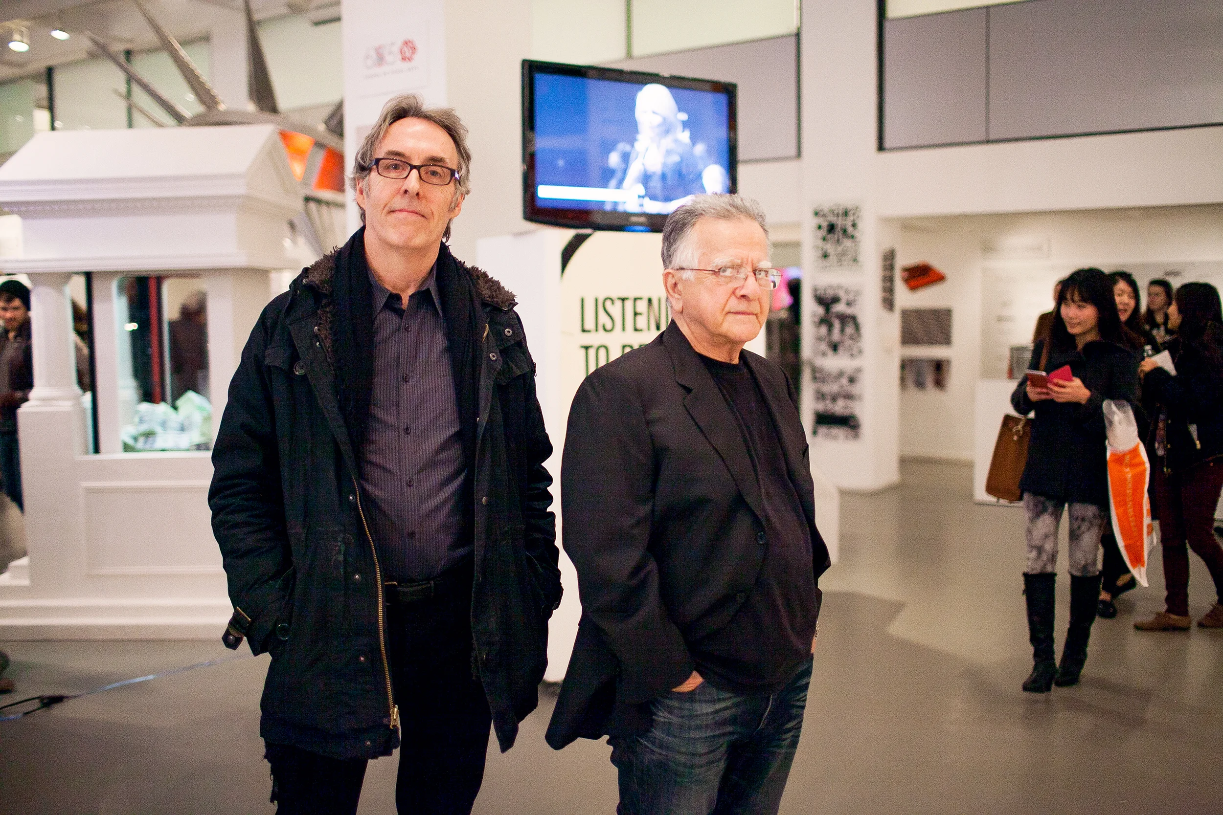 Opening Reception for "Change Needed: BFA Advertising and Design Department Portfolio Exhibition," School of Visual Arts Art Directors Club, NYC, 2013