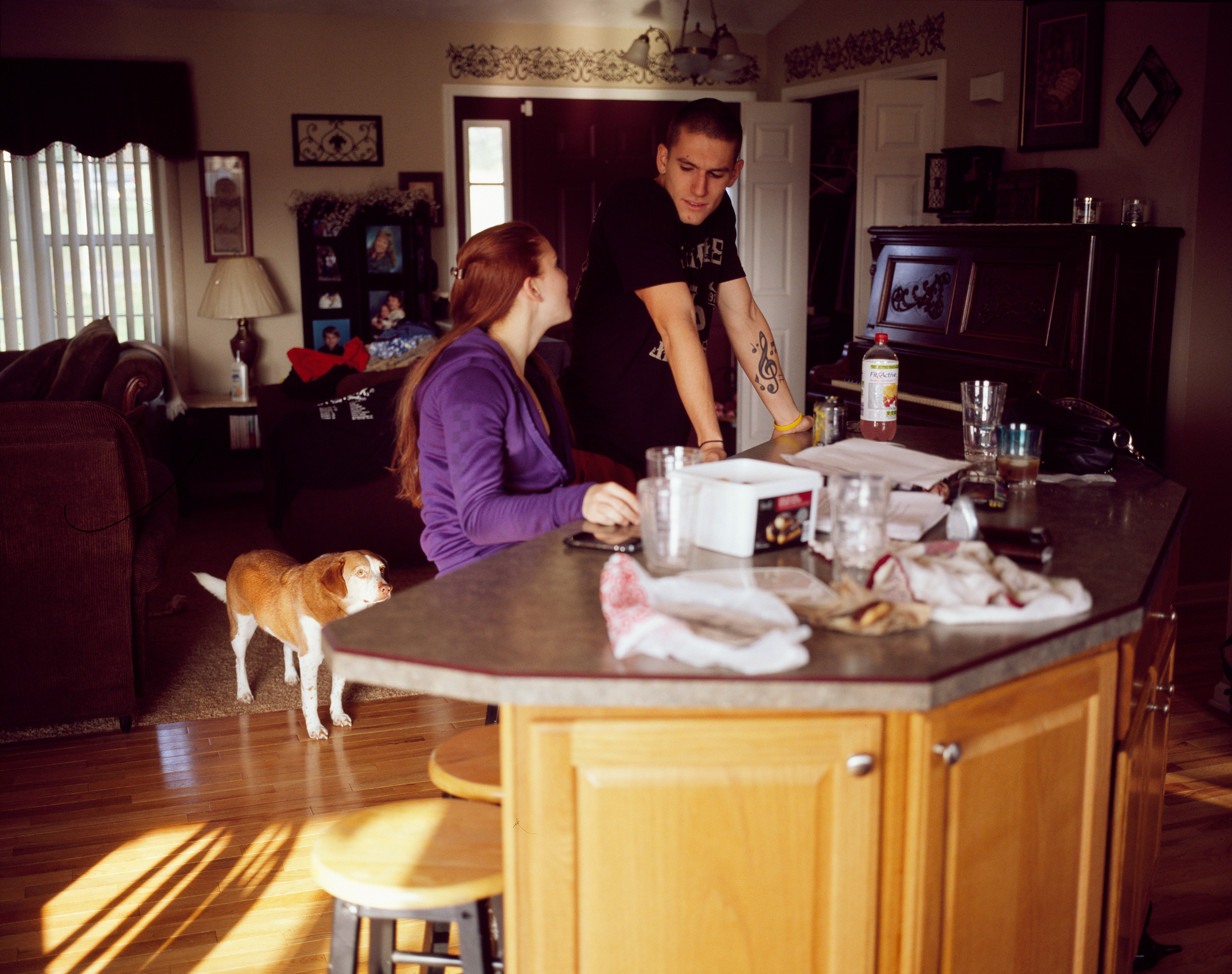Ben & Brittany in the Kitchen