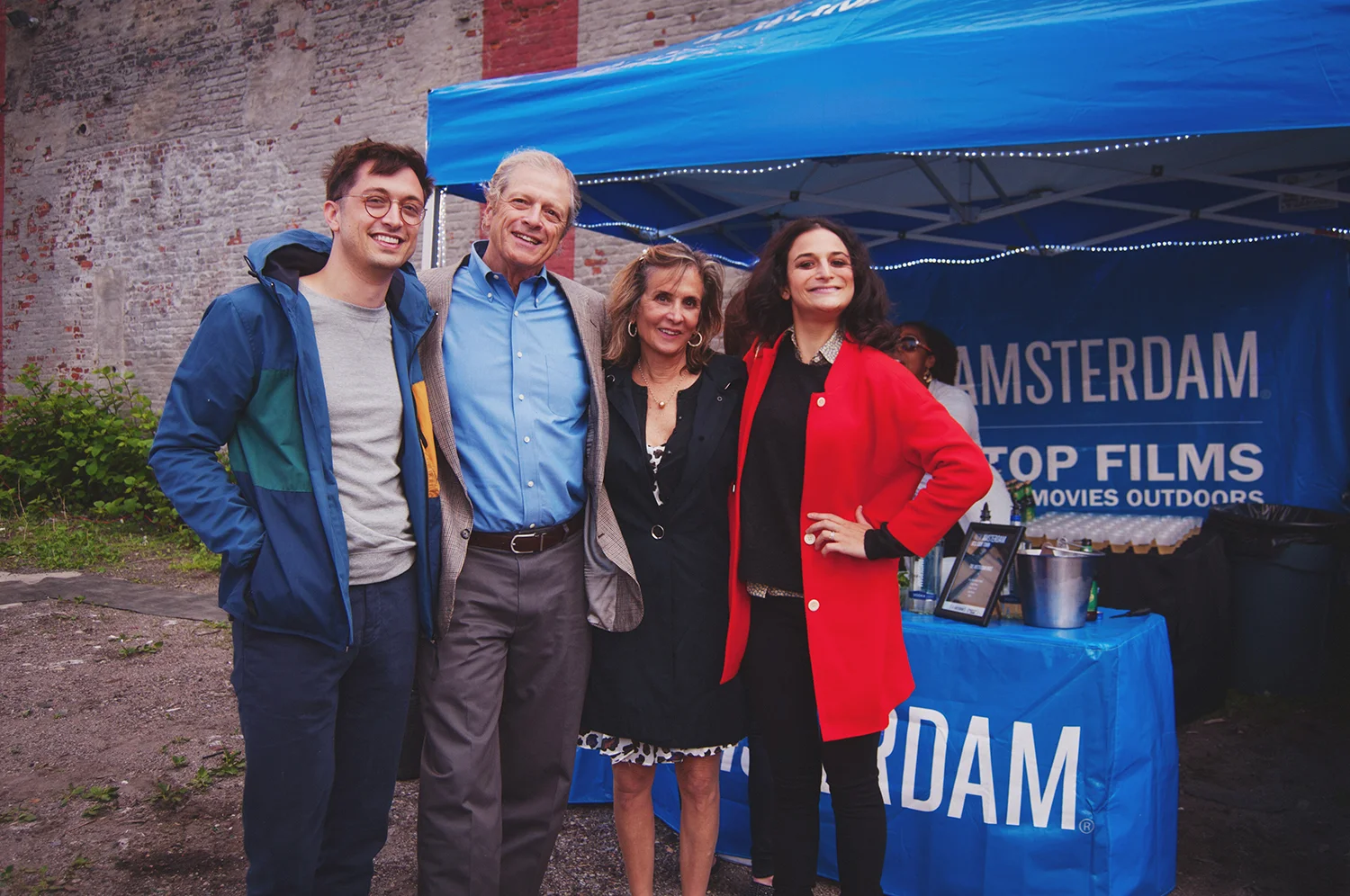Jenny Slate with Husband Dean Fleischer-Camp & Parents