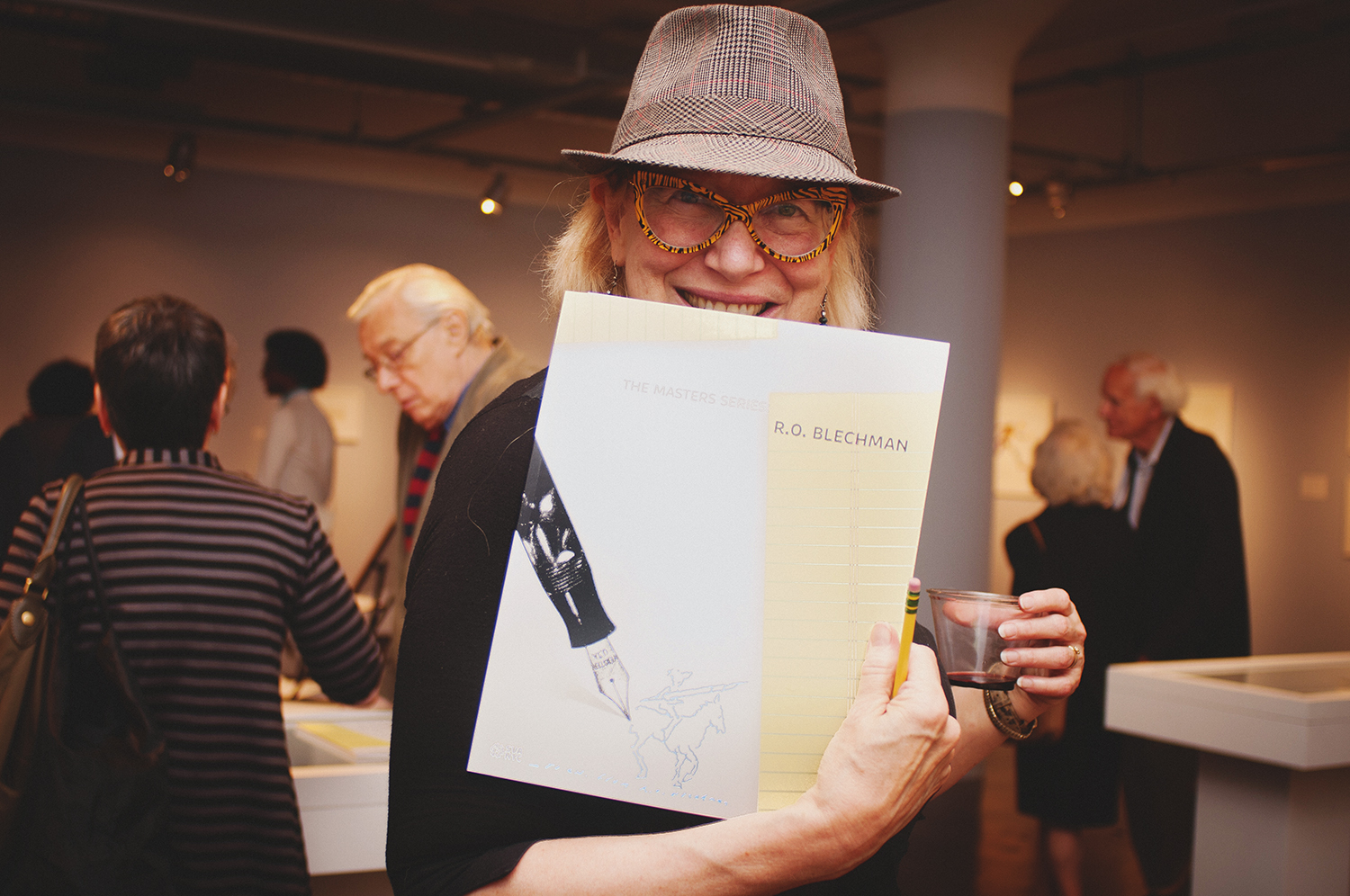  Opening Reception for " The Masters Series: R.O Blechman ” School of Visual Arts SVA Gallery,&nbsp;NYC, 2013 
