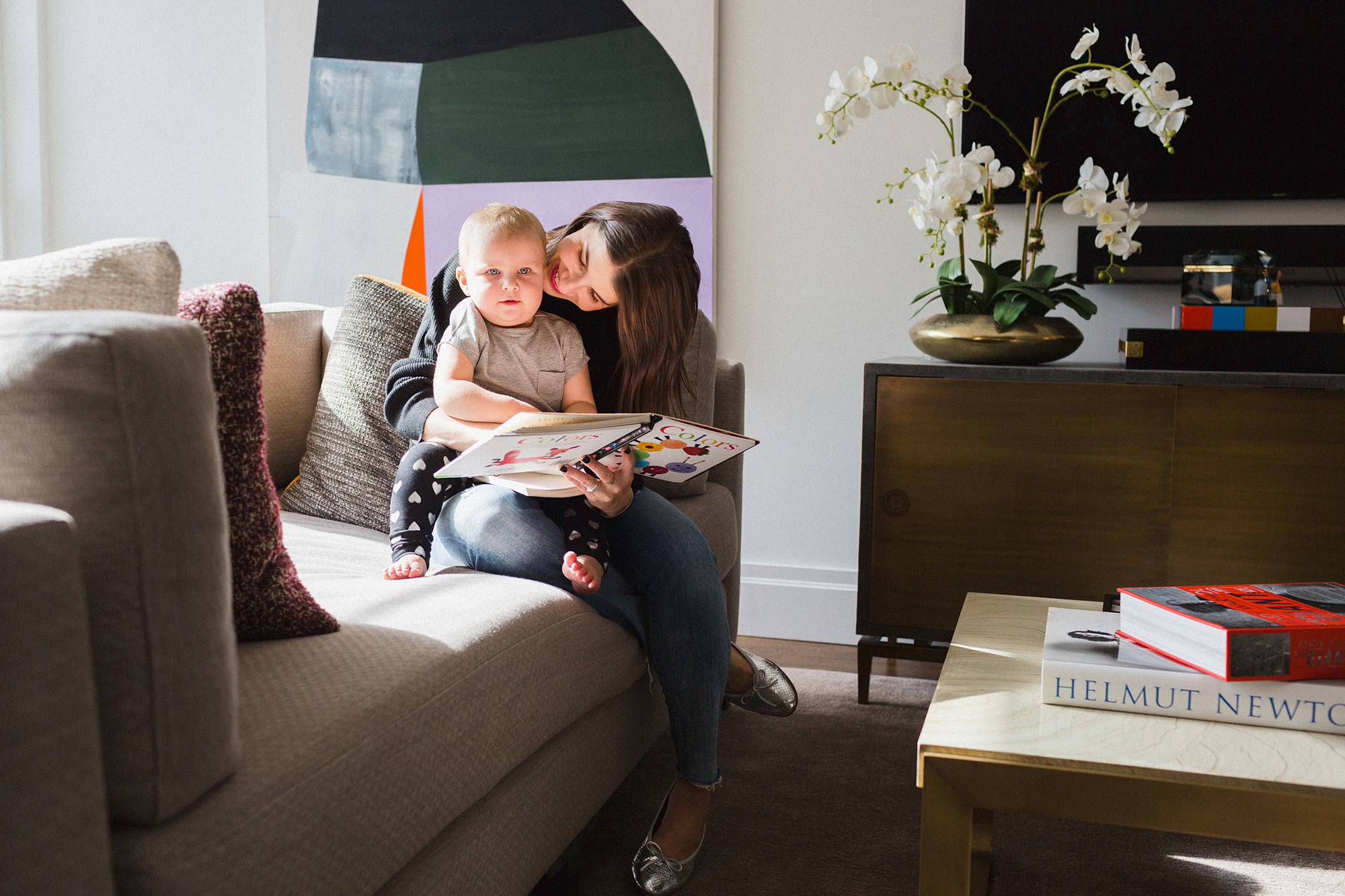 Rachel Blumenthal with Daughter, Gemma