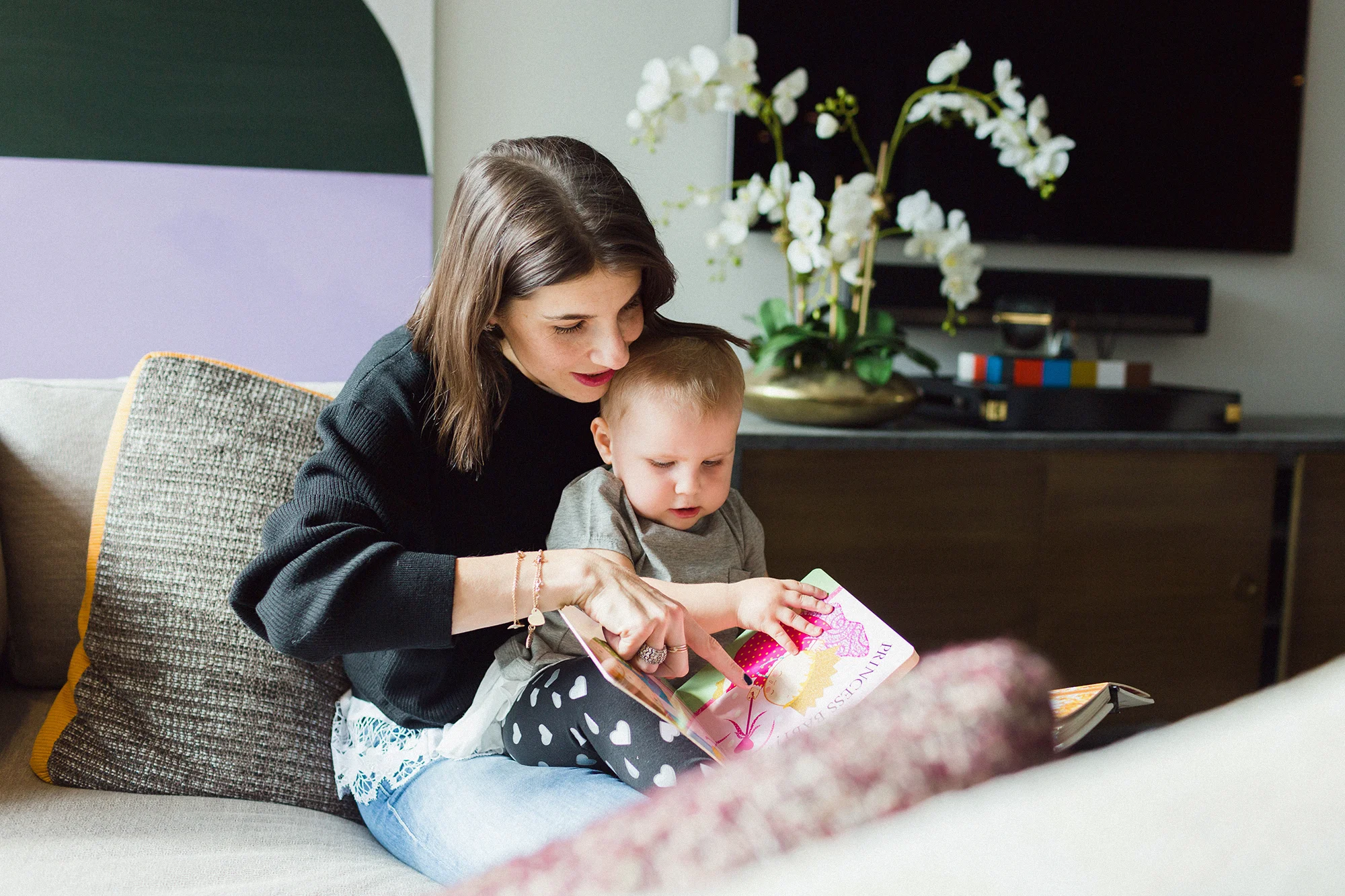 Rachel Blumenthal with Daughter, Gemma