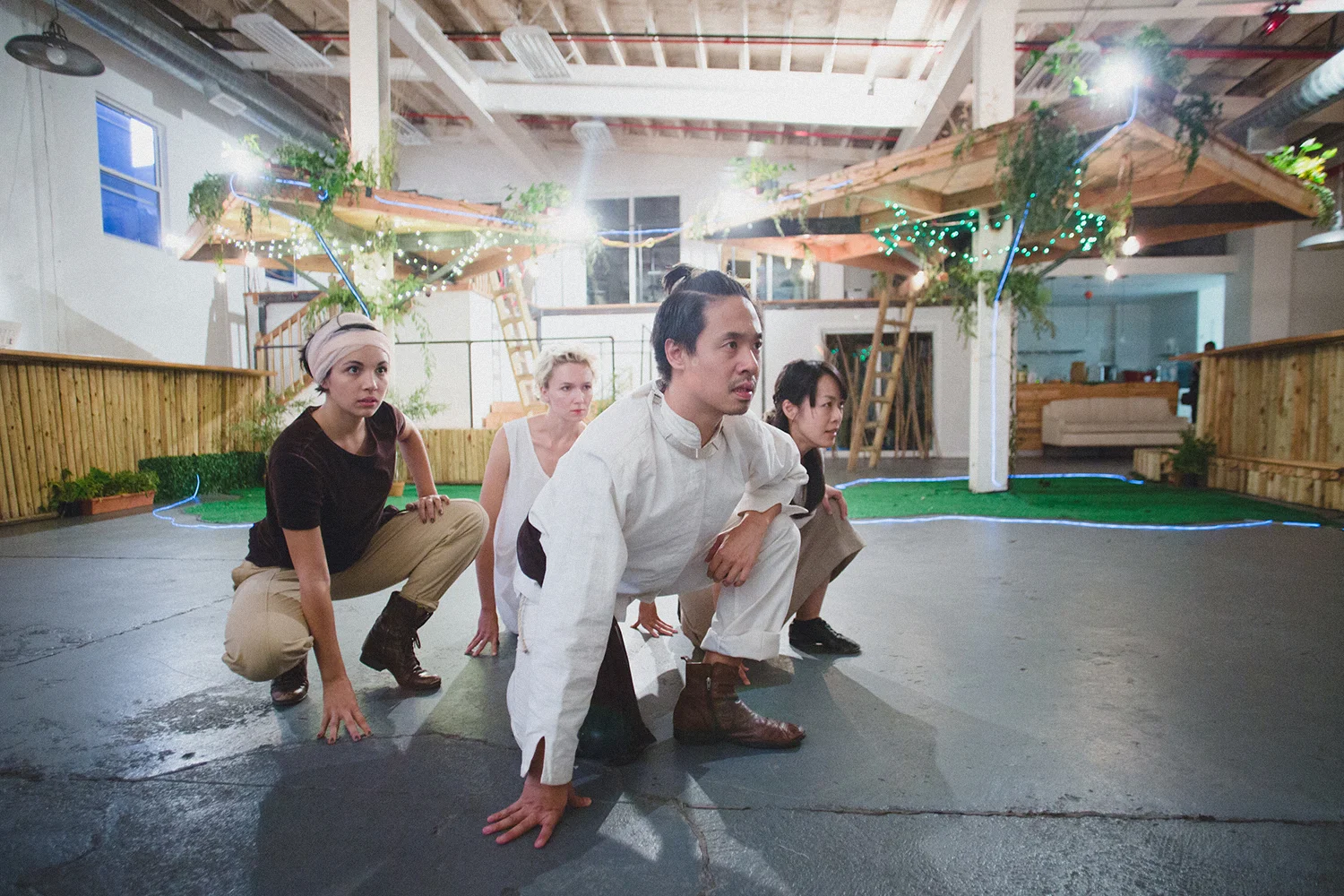 Melanie Alice Ward, Irina Varina, Carl Hsu, and Eiko Kawashima