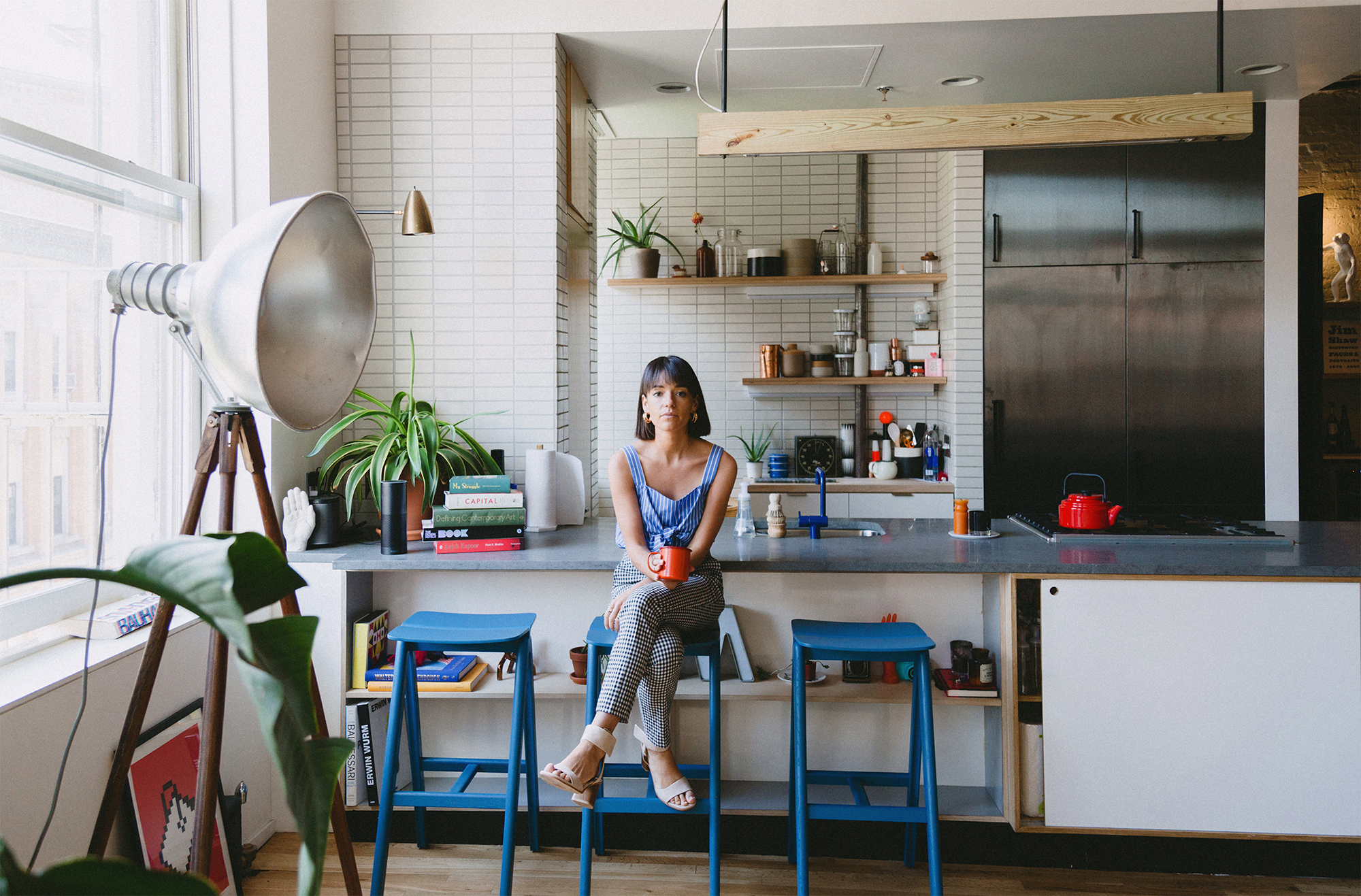 Jessica Walsh in her NYC Apartment