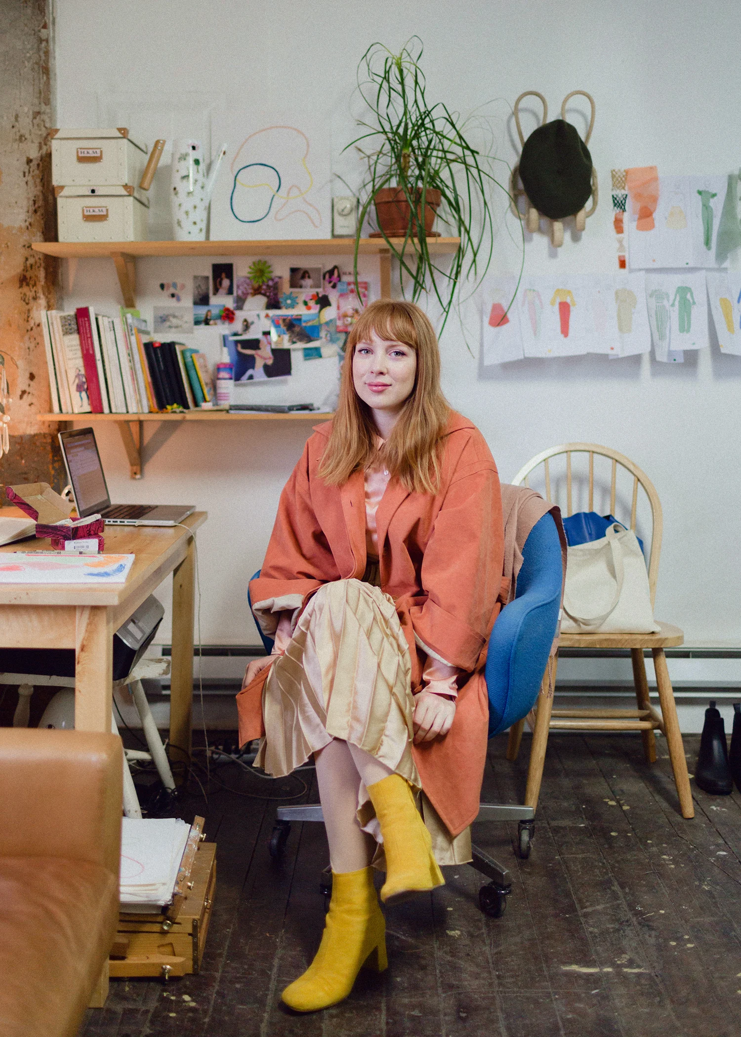 Hannah Kristina Metz in her Studio