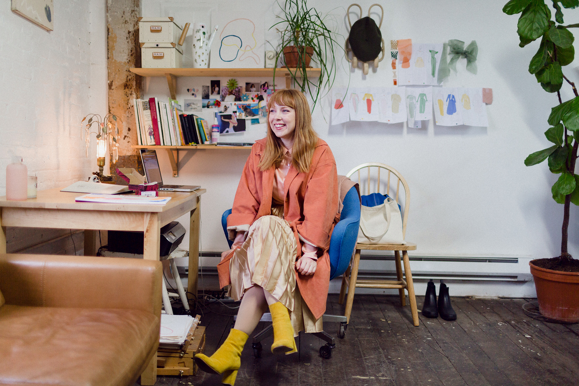 Hannah Kristina Metz in her Studio