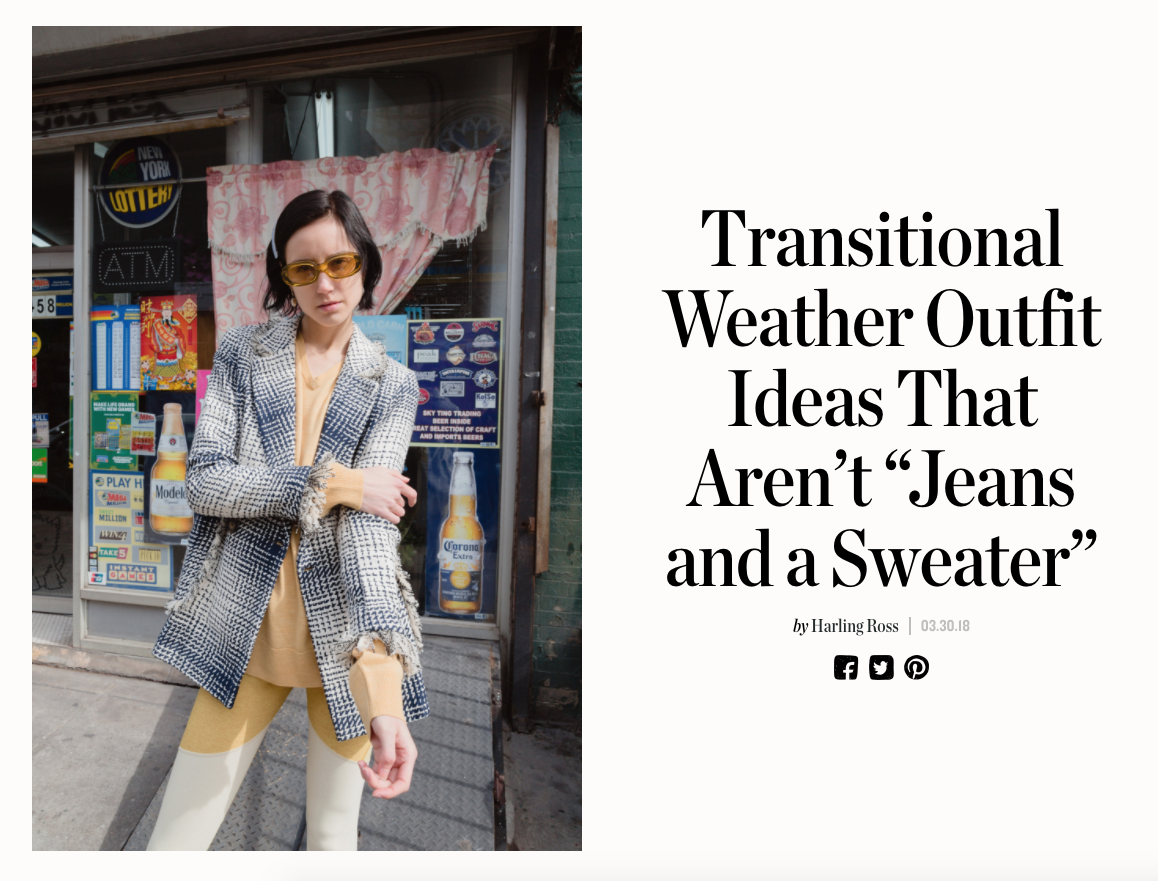 Man Repeller: Transitional Weather Style