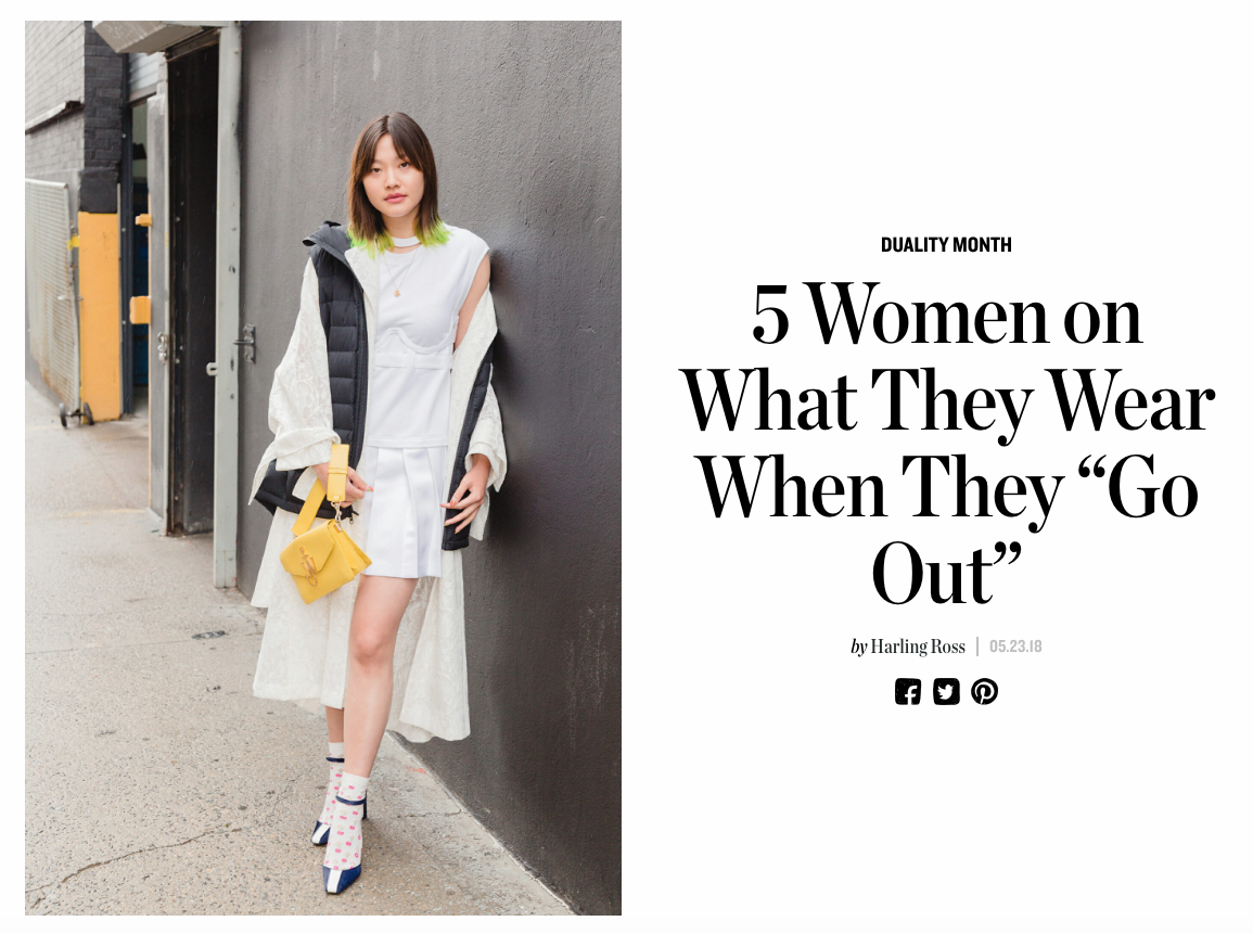 5 Women on What They Wear When They “Go Out”