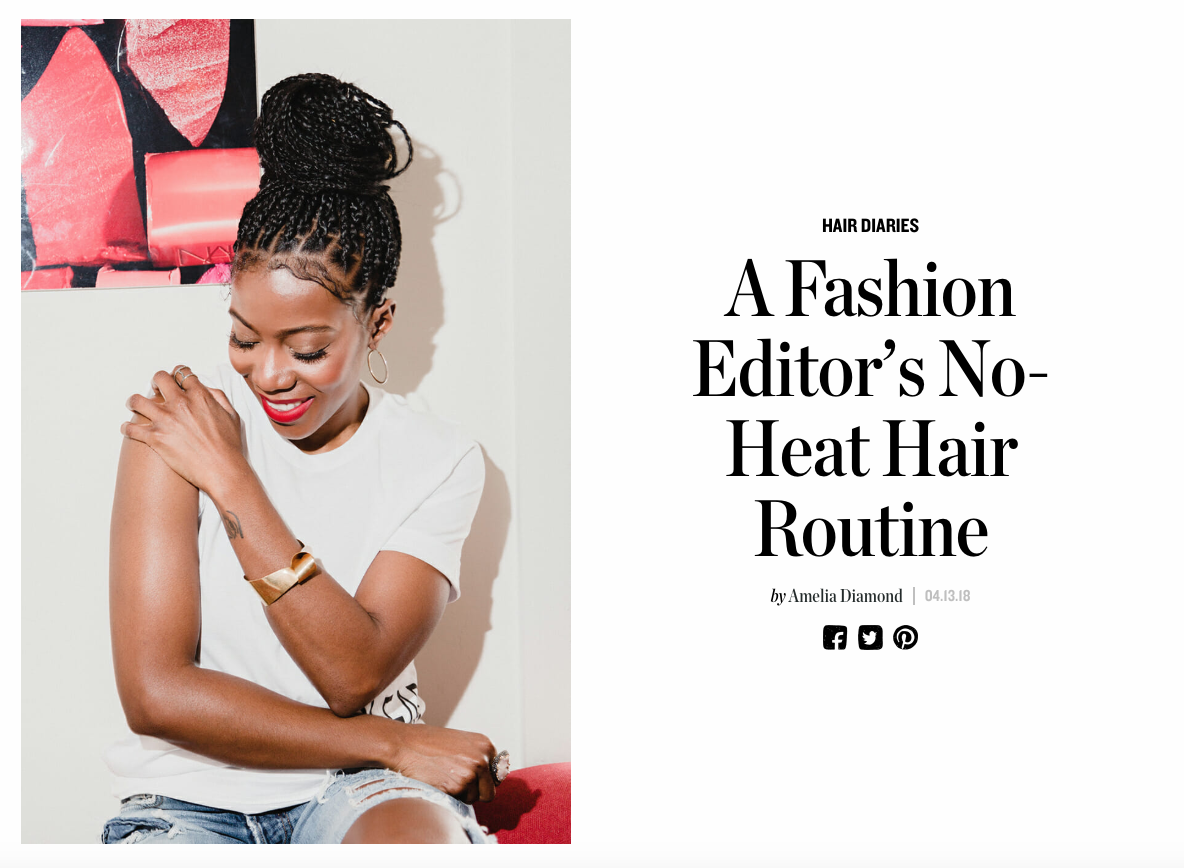 A Fashion Editor’s No-Heat Hair Routine
