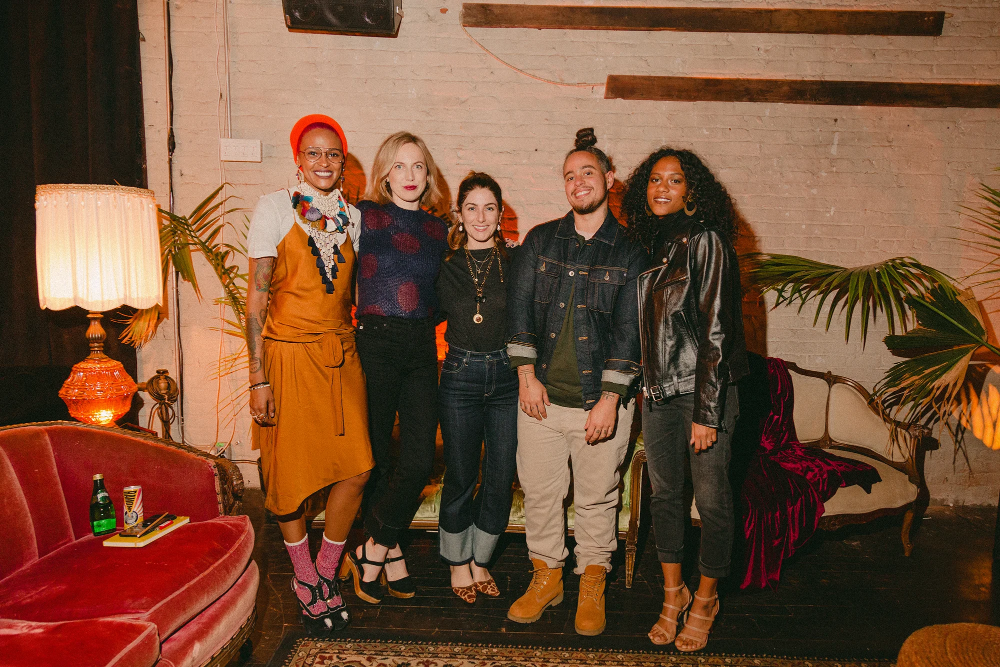 Crystal Anderson, Meghan Nesmith, Amelia Diamond, T. Wise, and Djali Cepeda-Brown