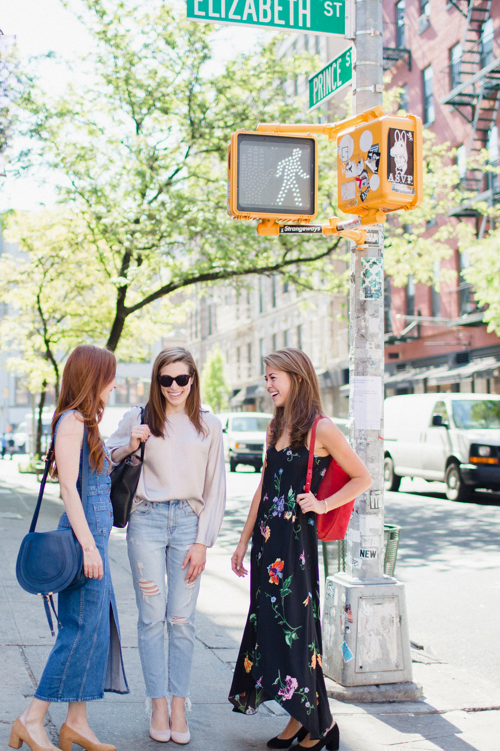 Sarah Slutsky with Alexa Buckley and Sarah Pierson