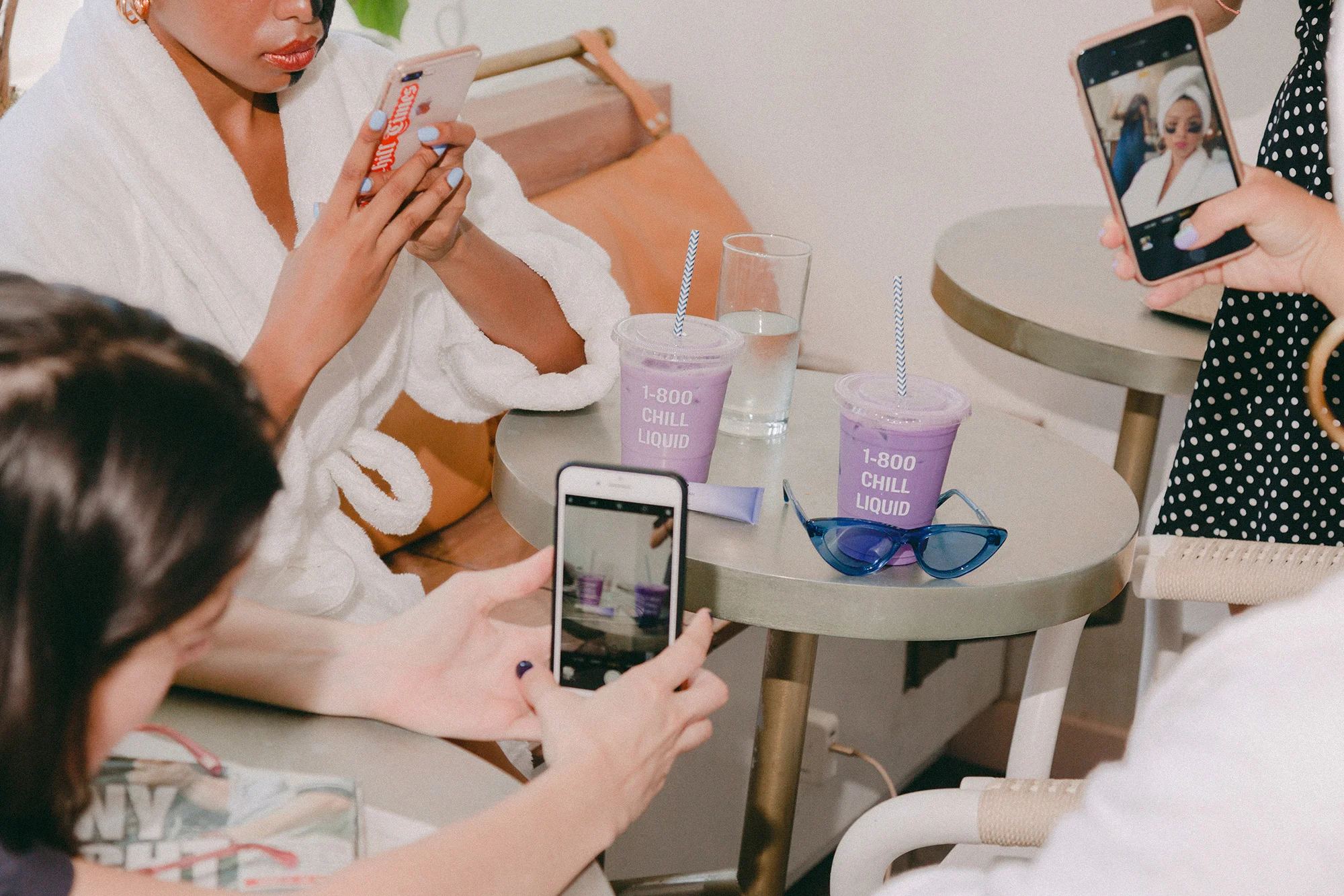 Sara Sylvester & Eryn Ammons in Elemis Face Masks