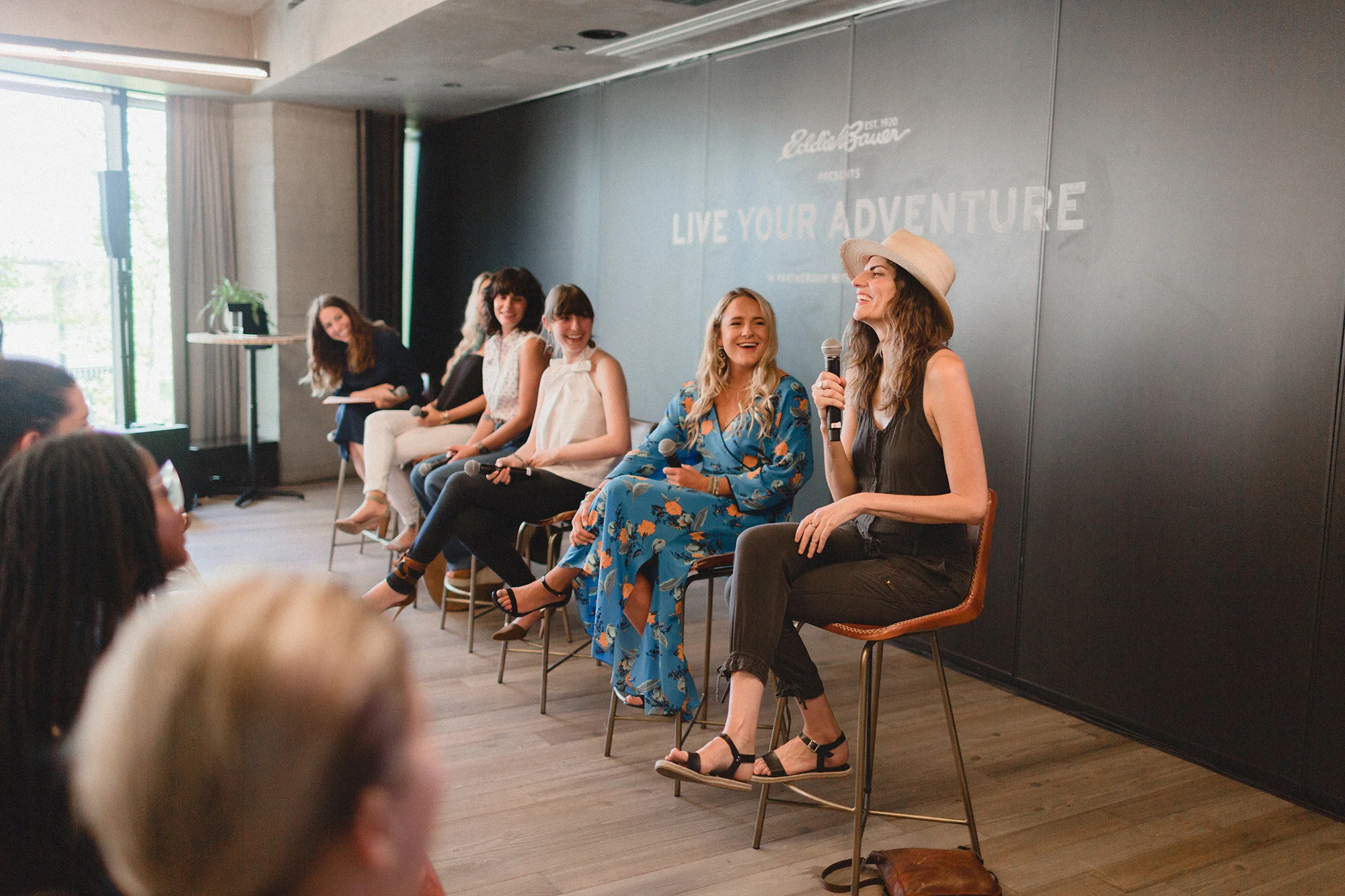 Ruthie Lindsey speaks on the #LiveYourAdventure Panel
