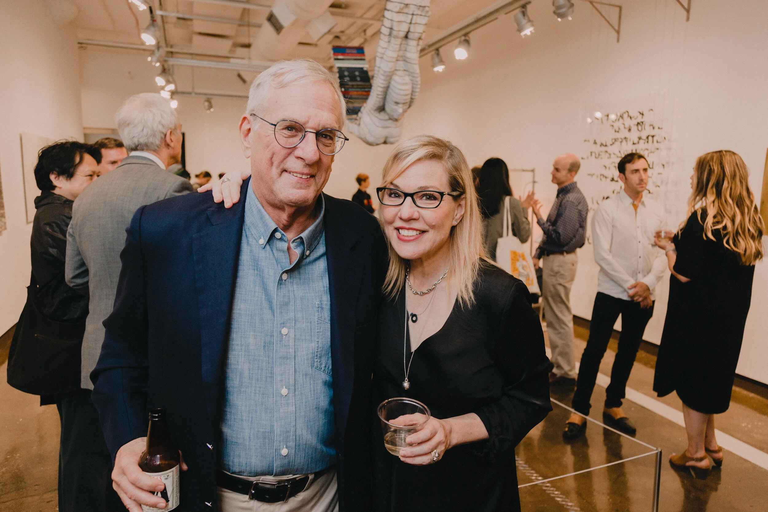 President David Rhodes and Debbie Millman